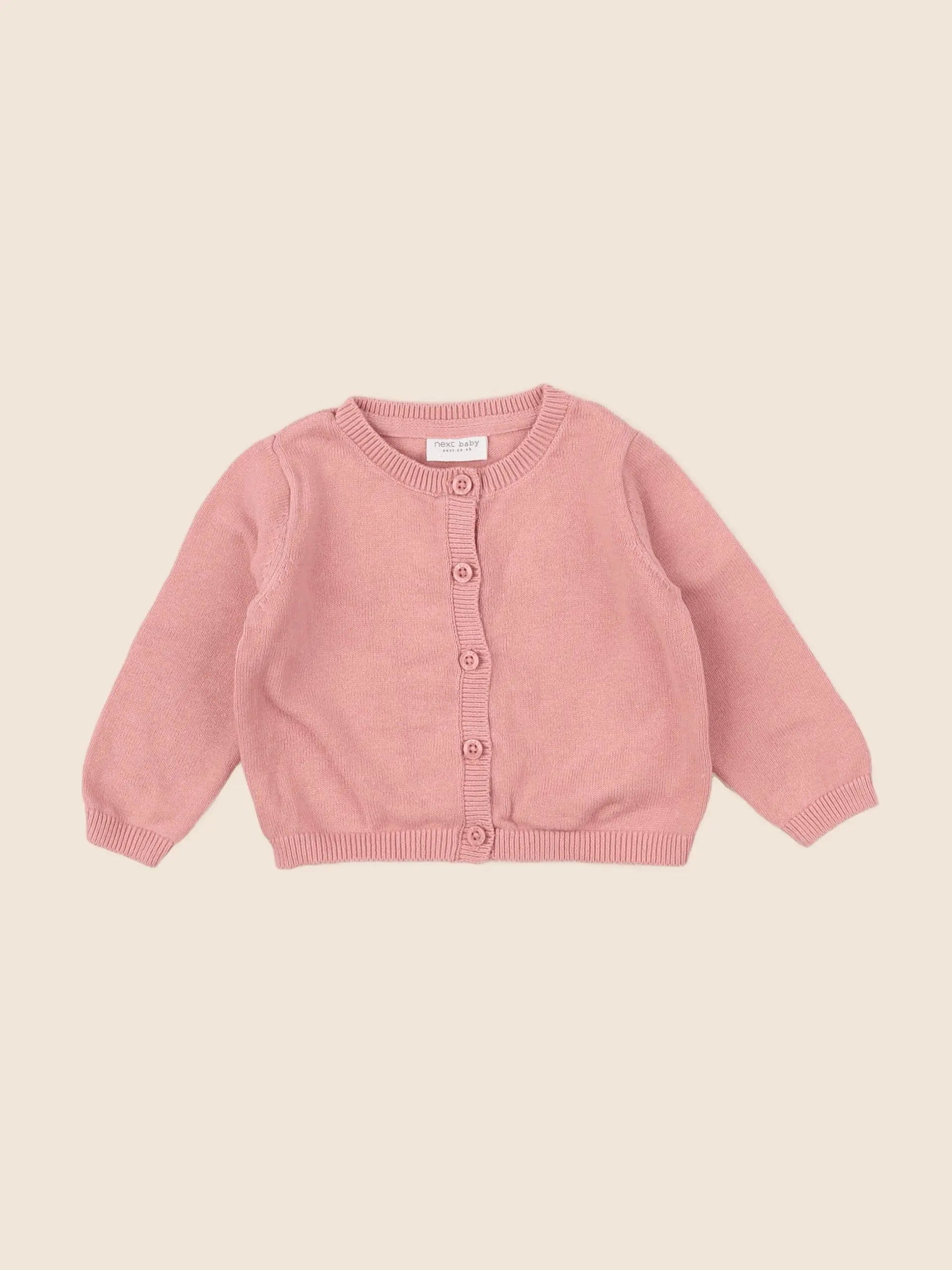 Next - gilet rose - 6 mois