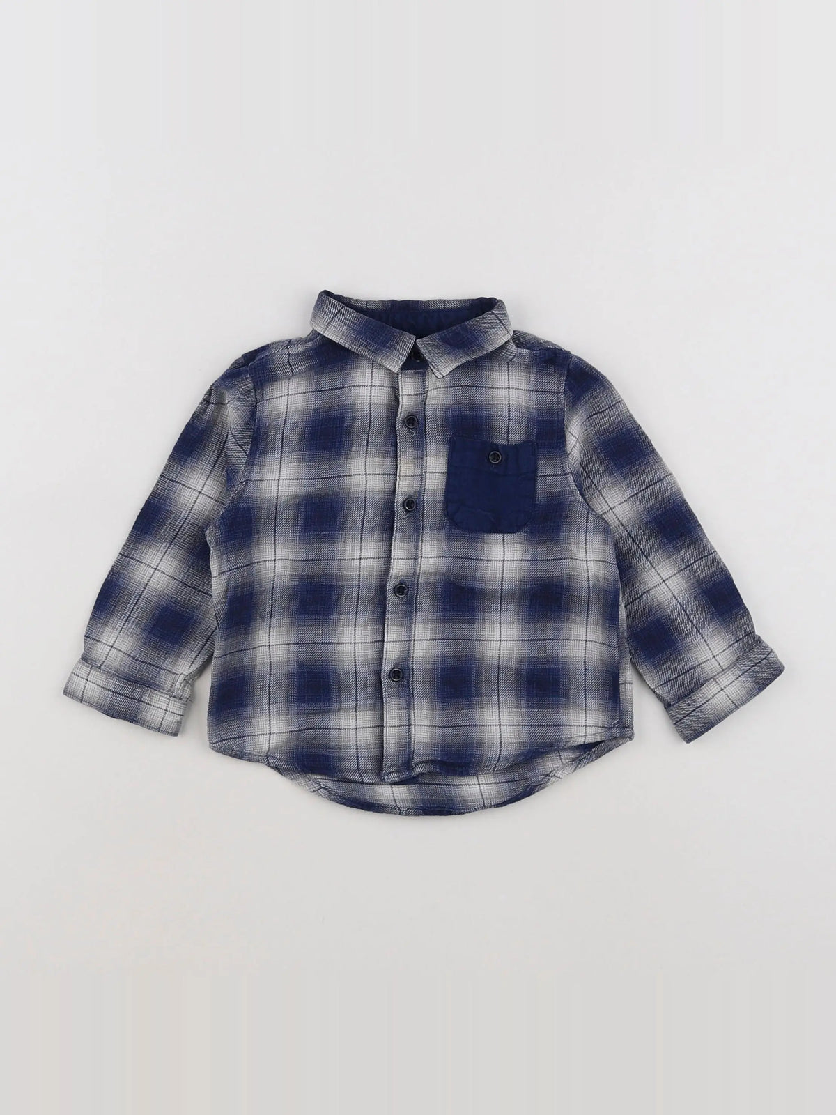 Zara - chemise bleu - 9/12 mois