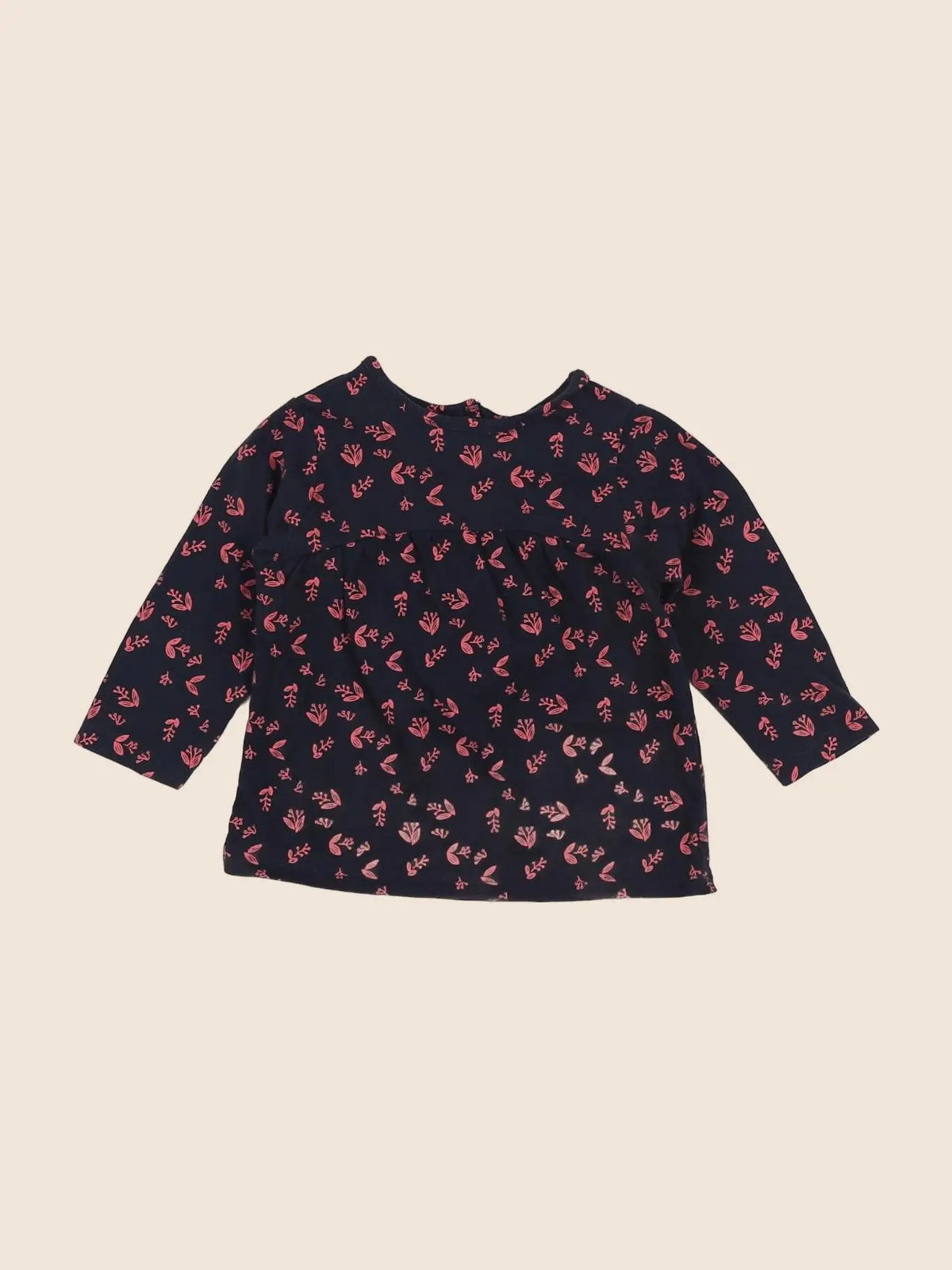Vertbaudet - tee-shirt bleu - 6 mois