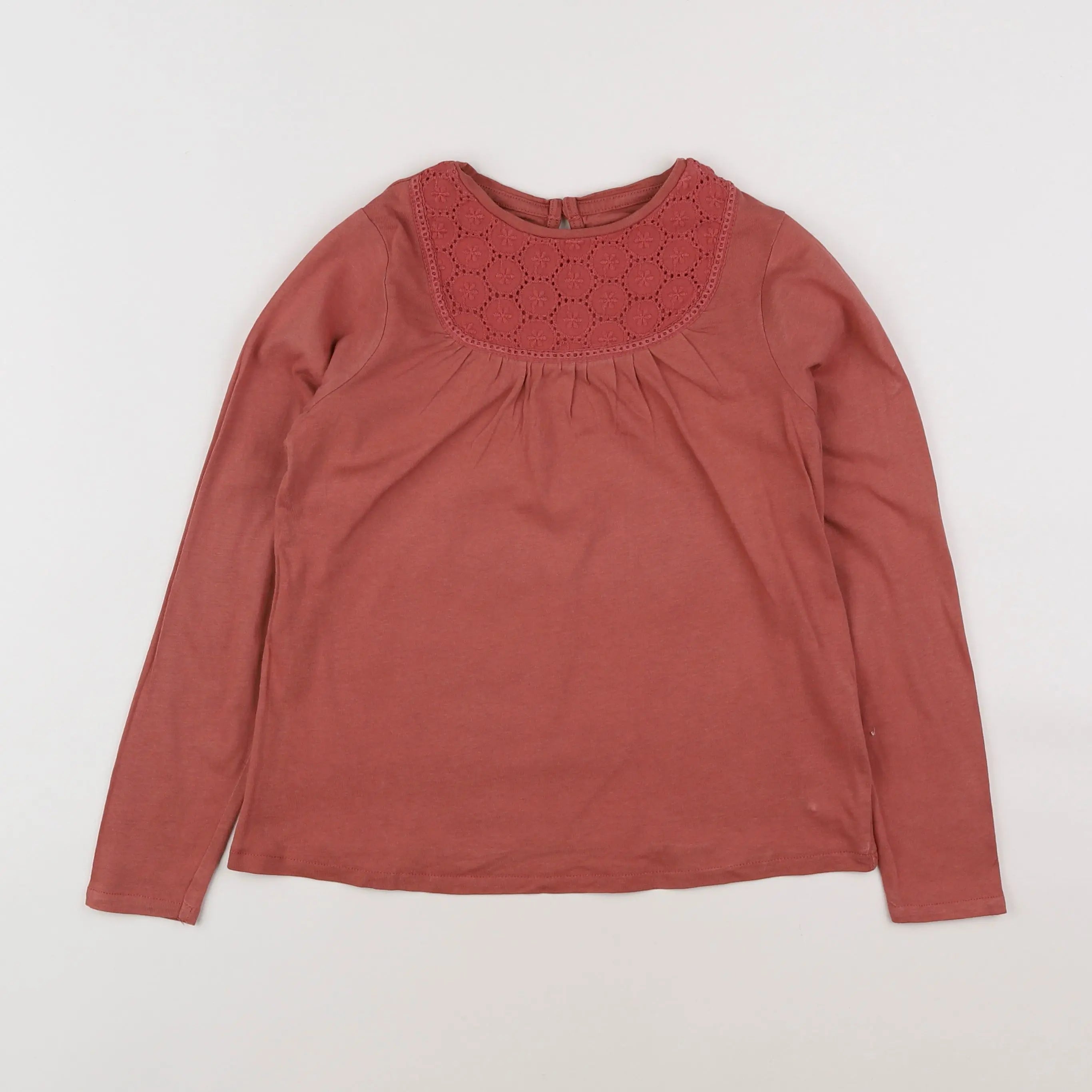Vertbaudet - tee-shirt orange - 8 ans