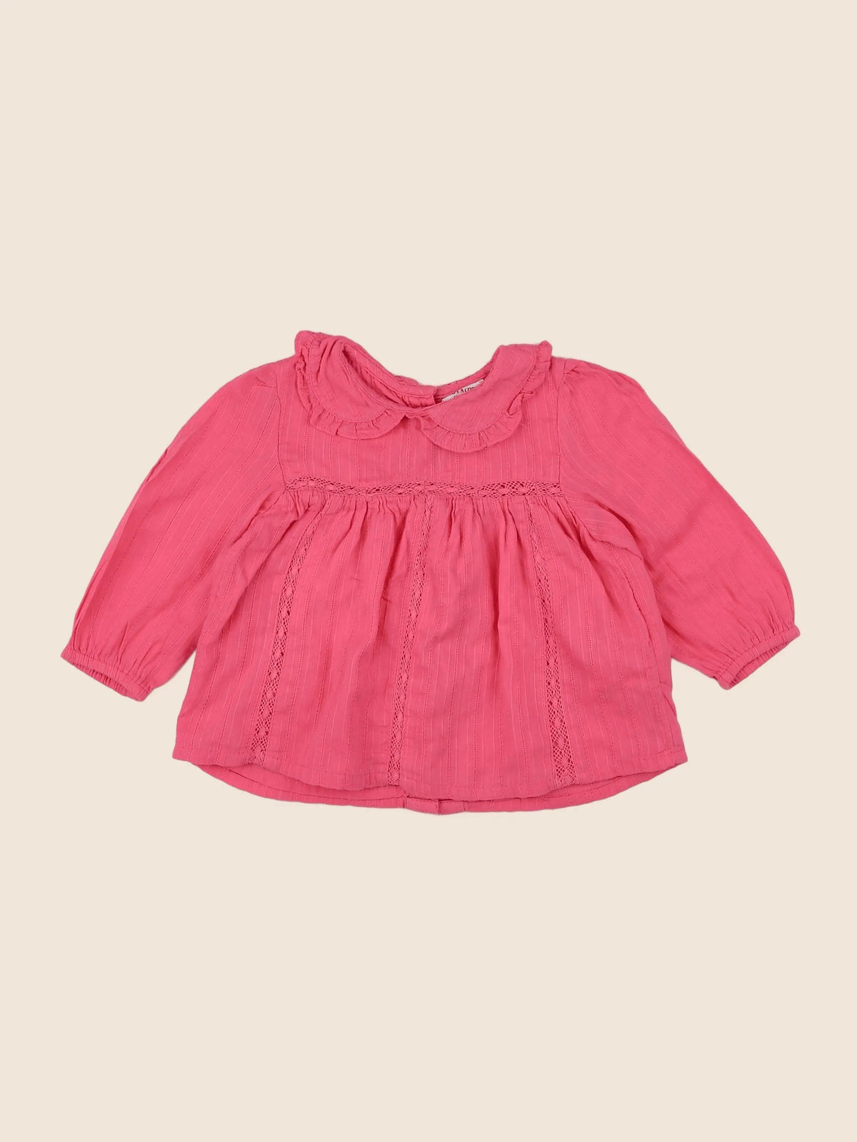 Tape à l'oeil - blouse rose - 12 mois