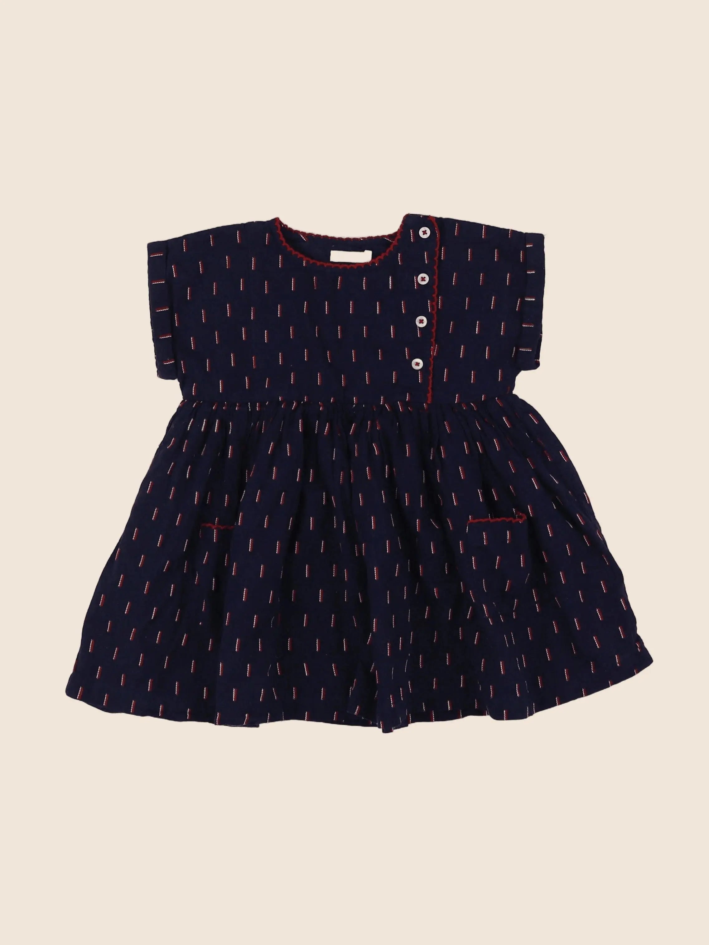 Boutchou - robe bleu - 12 mois