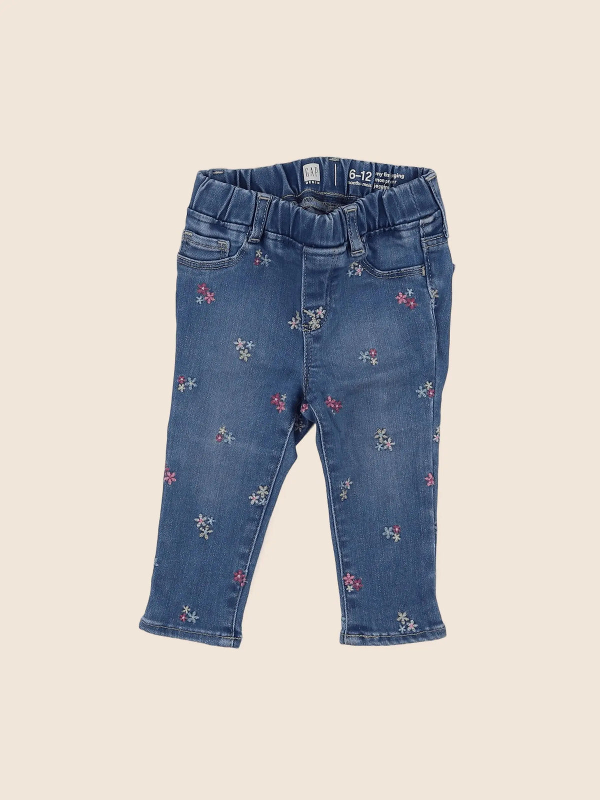 GAP - jegging bleu - 6/12 mois