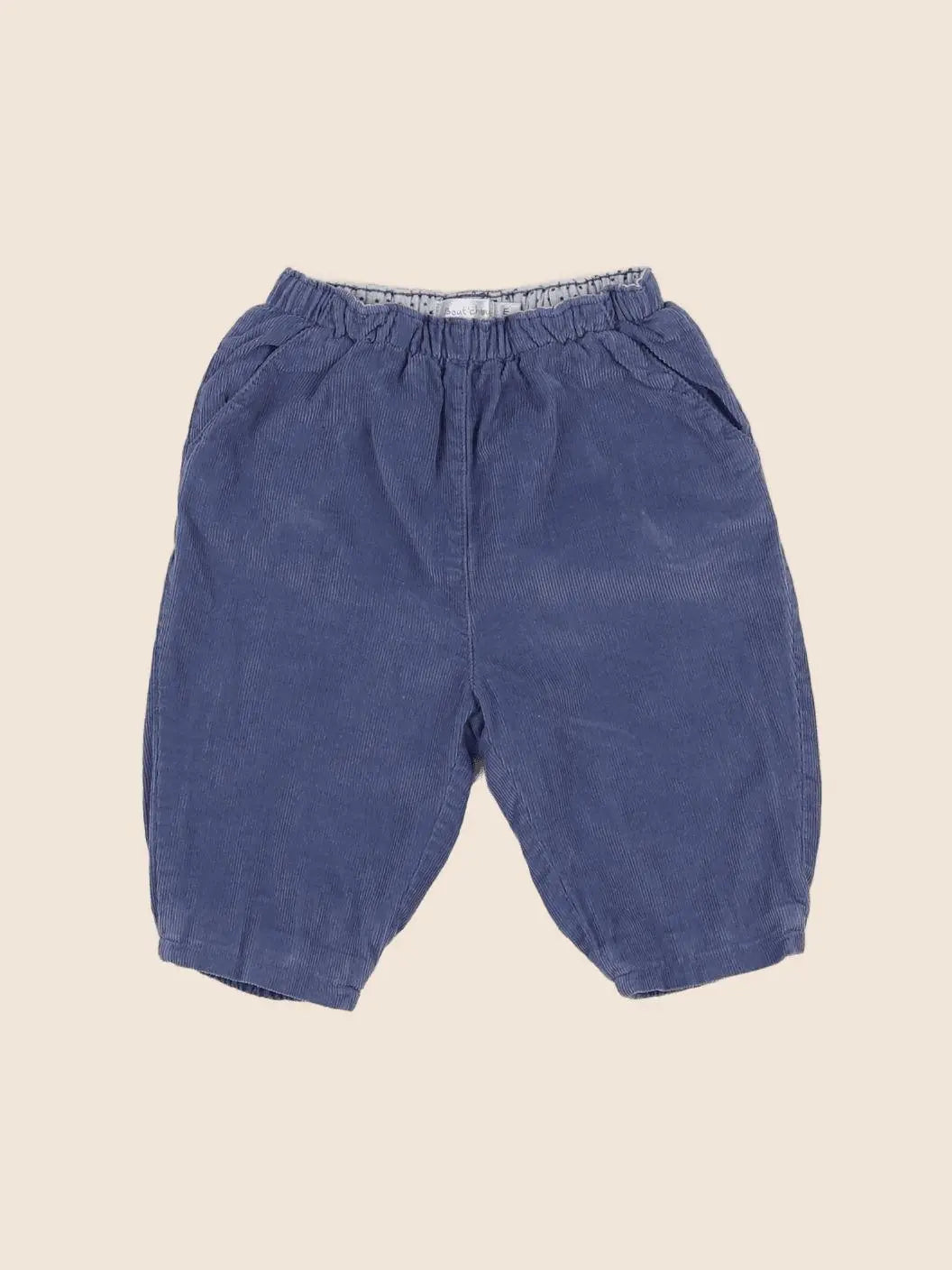 Boutchou - pantalon bleu - 3 mois