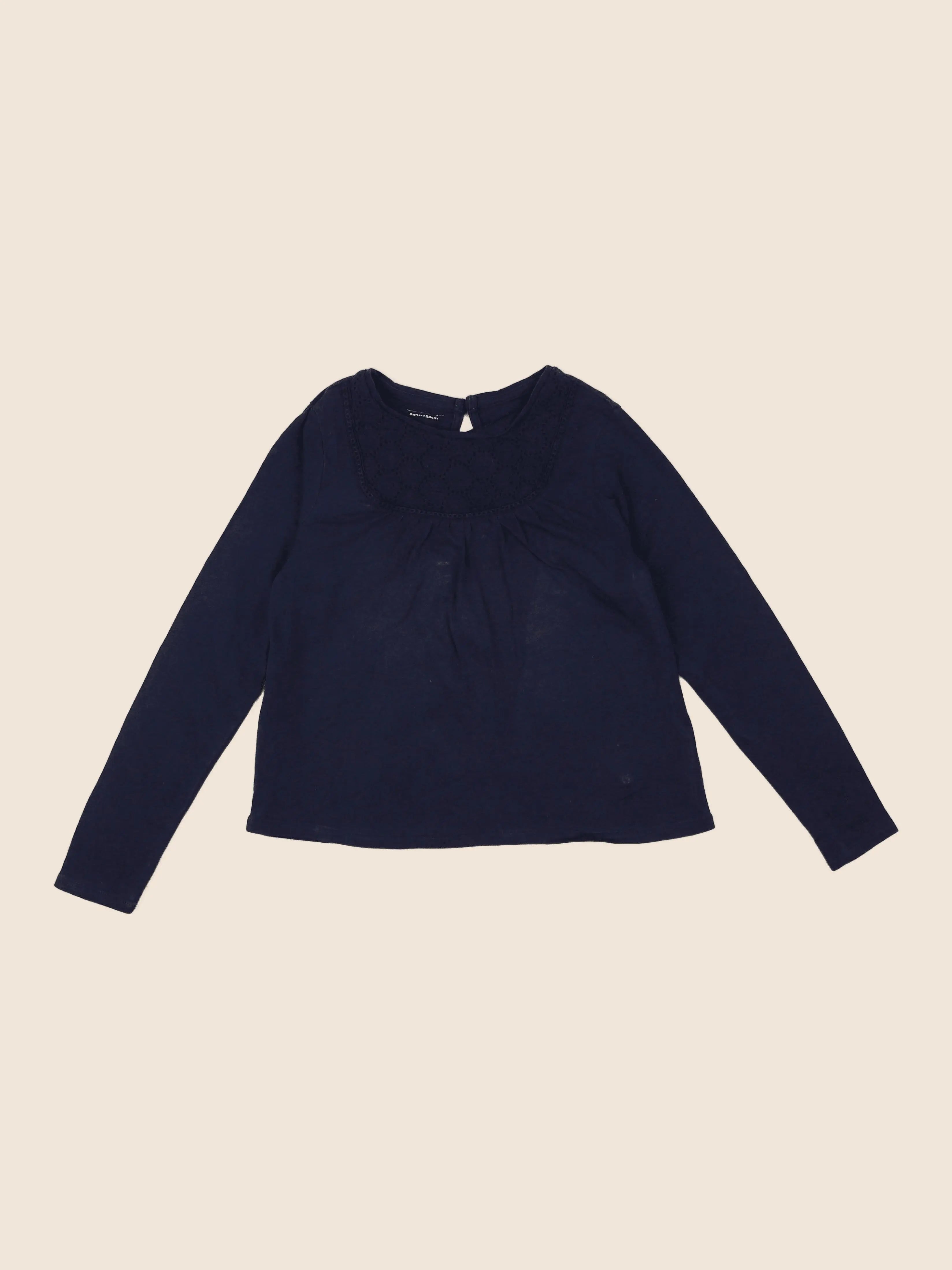 Vertbaudet - tee-shirt bleu - 8 ans