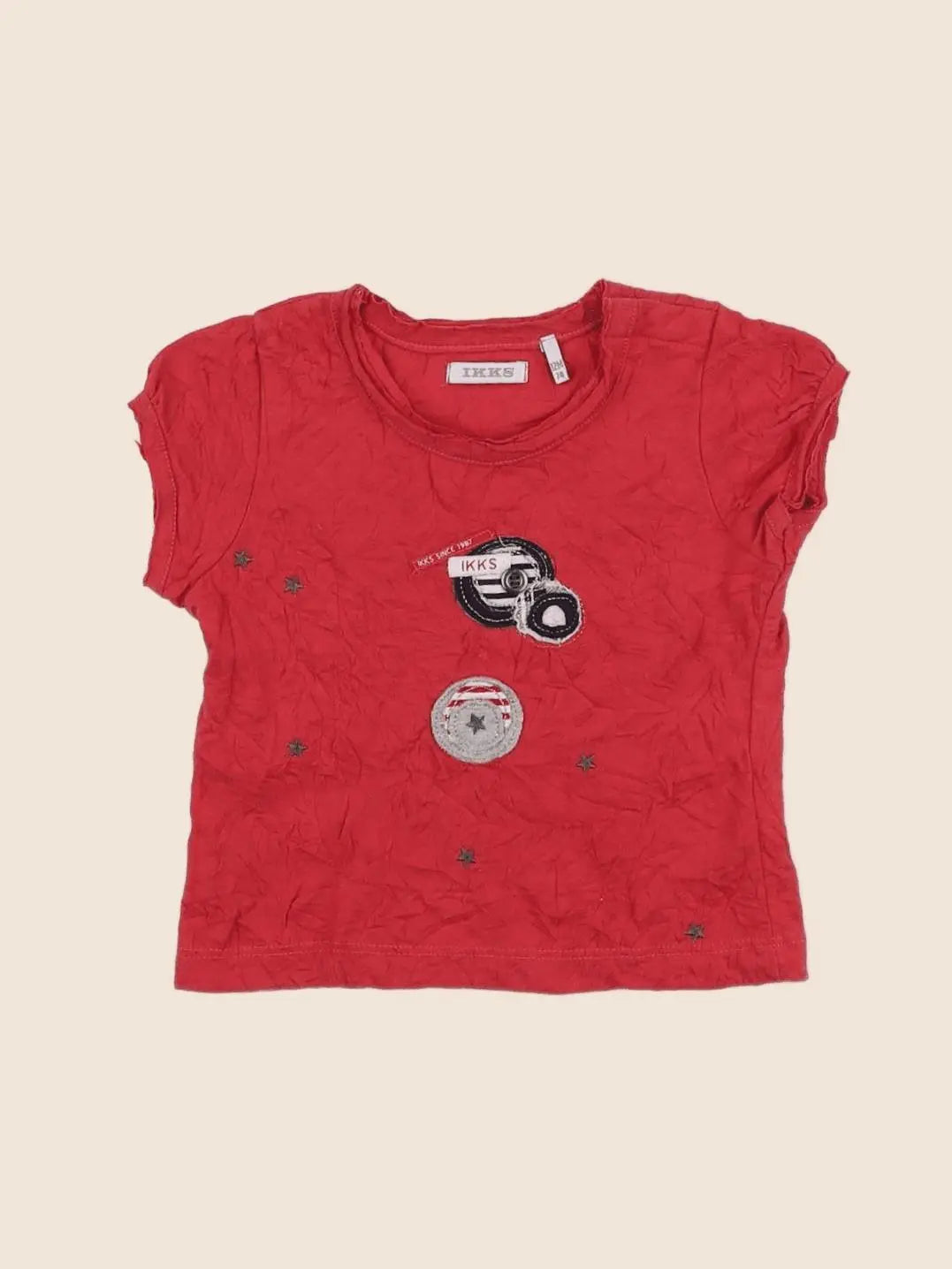 IKKS - tee-shirt rouge - 12 mois