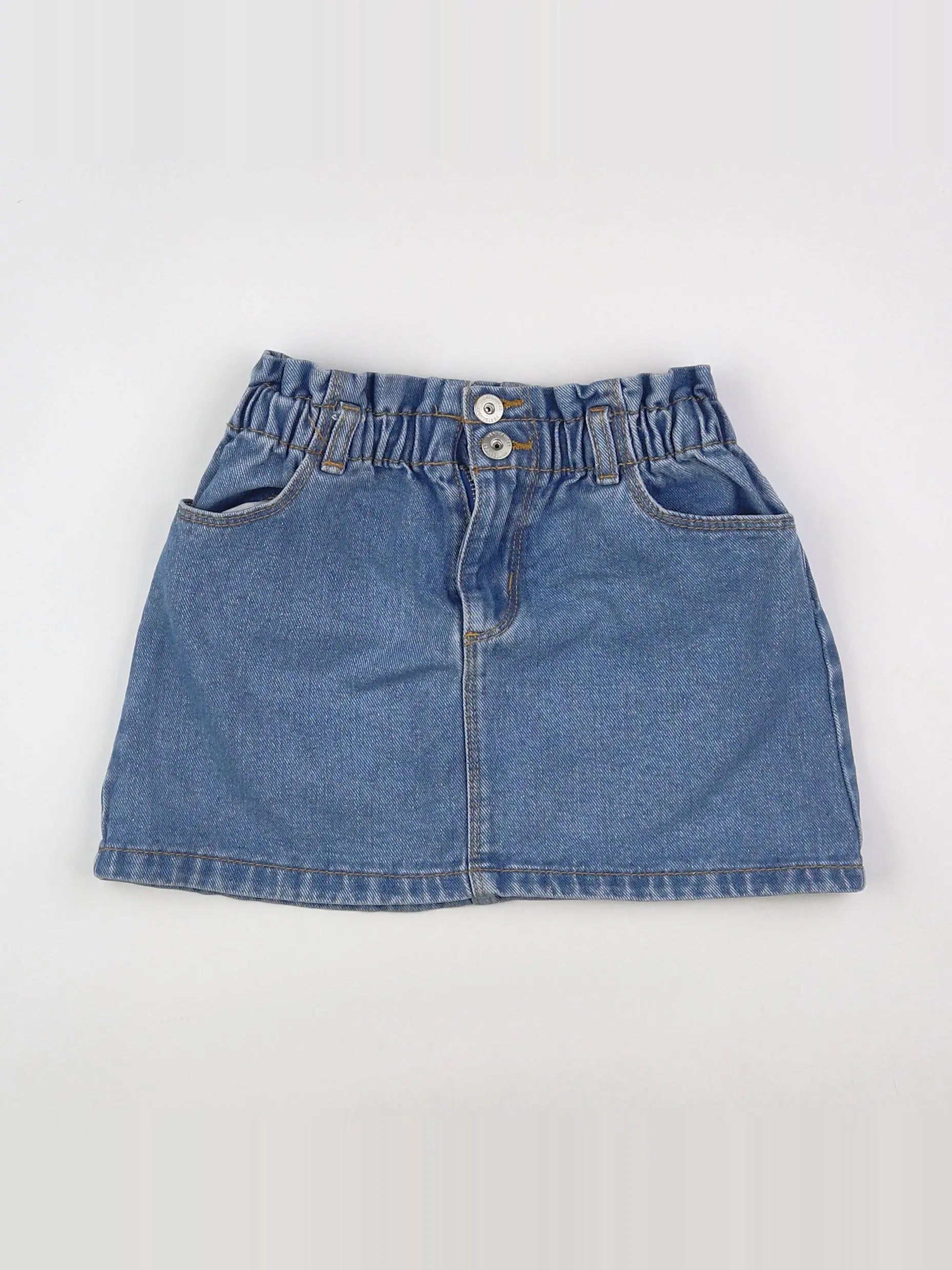 Vertbaudet - jupe bleu - 7 ans