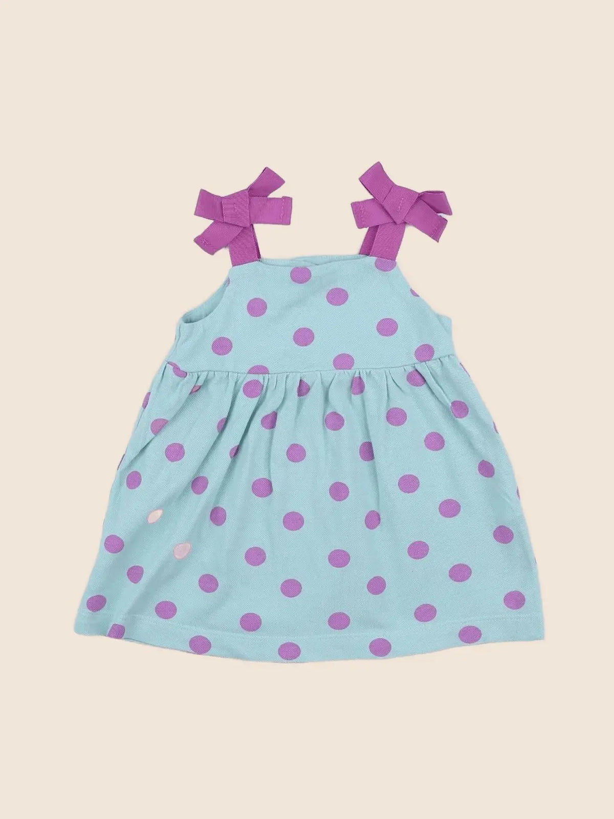 Sfera - robe bleu, violet - 3/6 mois