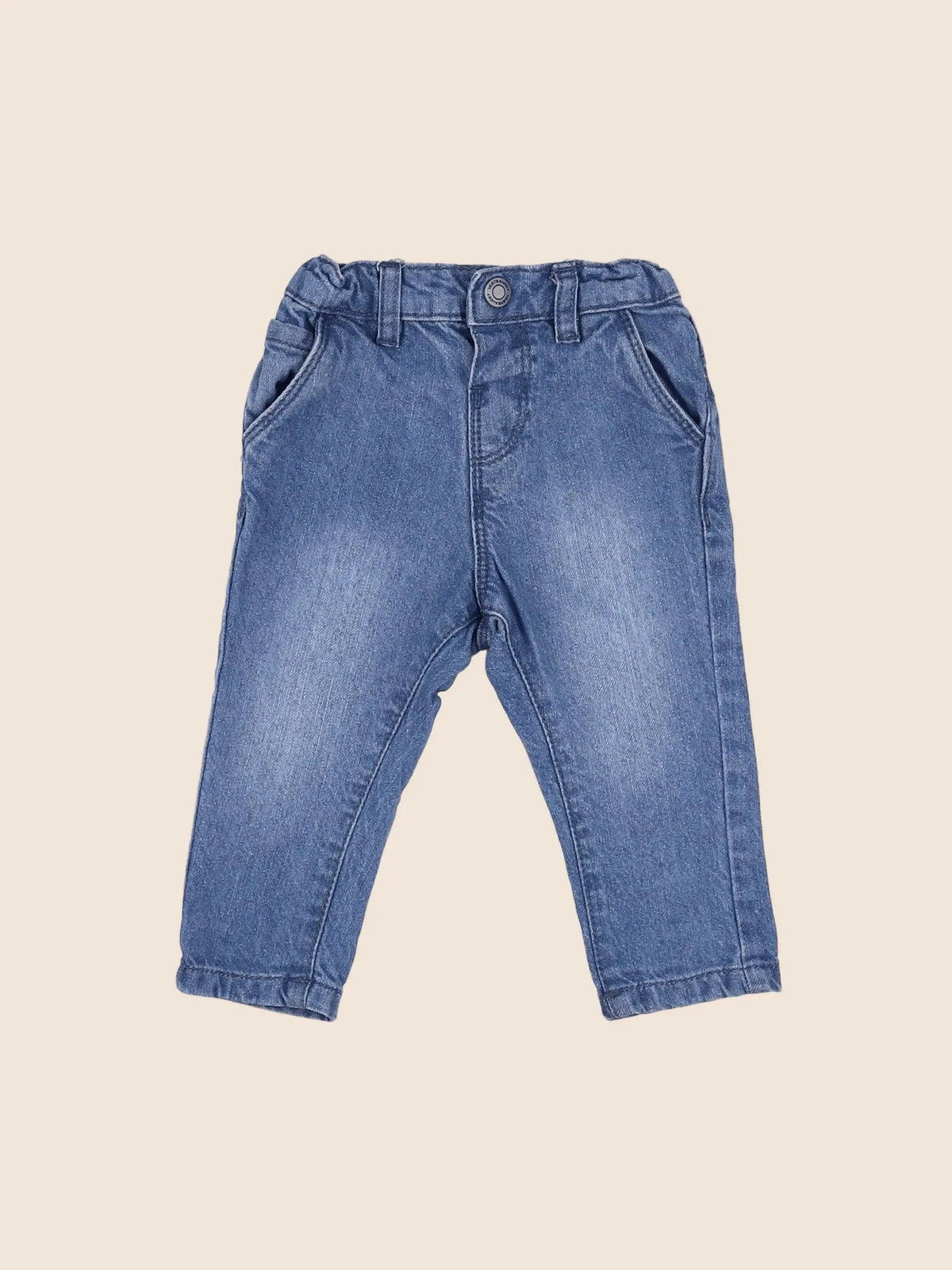Vertbaudet - jean bleu - 6 mois