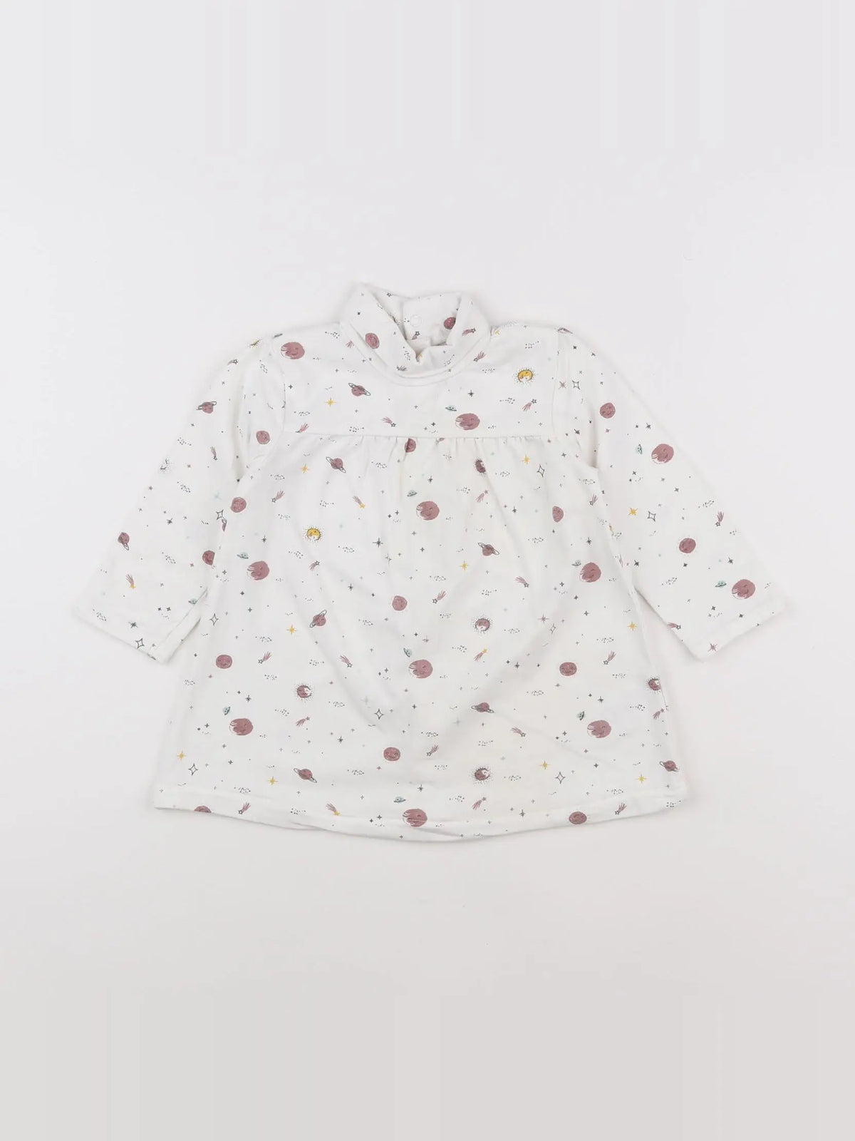 Vertbaudet - robe blanc - 12 mois