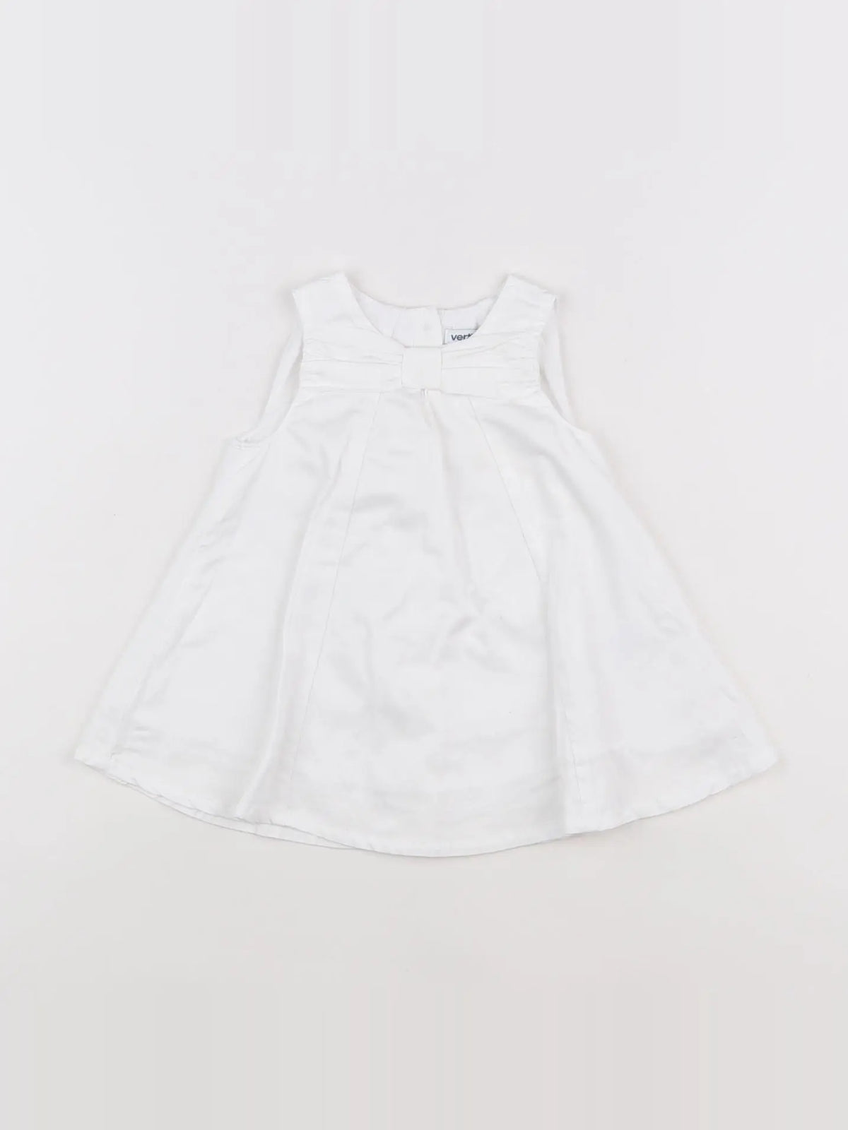 Vertbaudet - robe blanc - 6 mois
