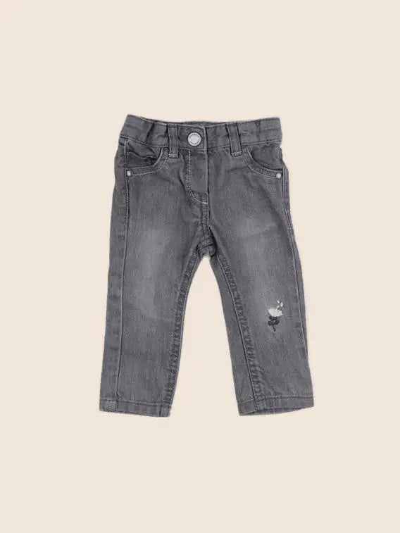 Vertbaudet - jean gris - 3 mois