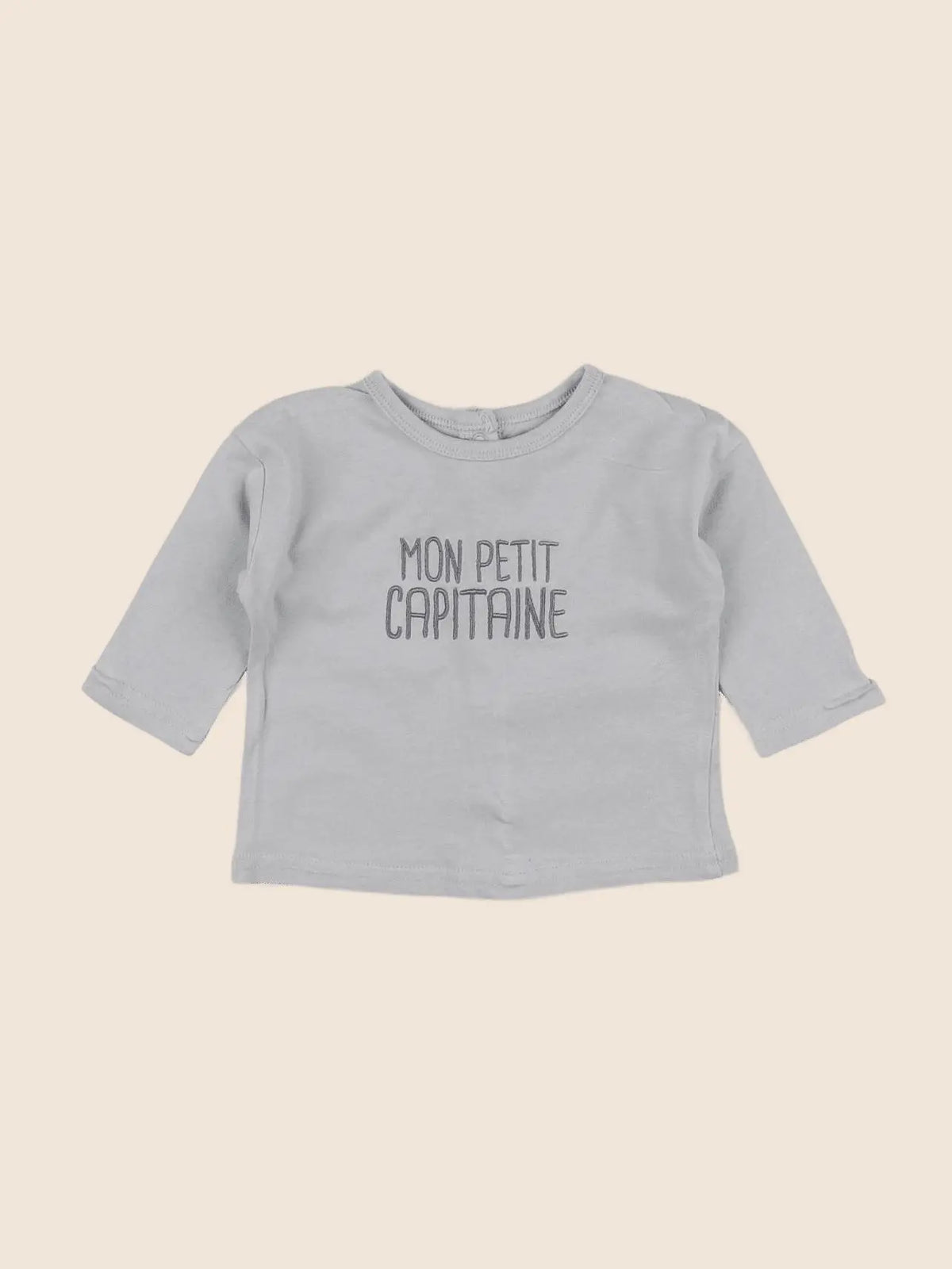 Vertbaudet - tee-shirt gris - 3 mois
