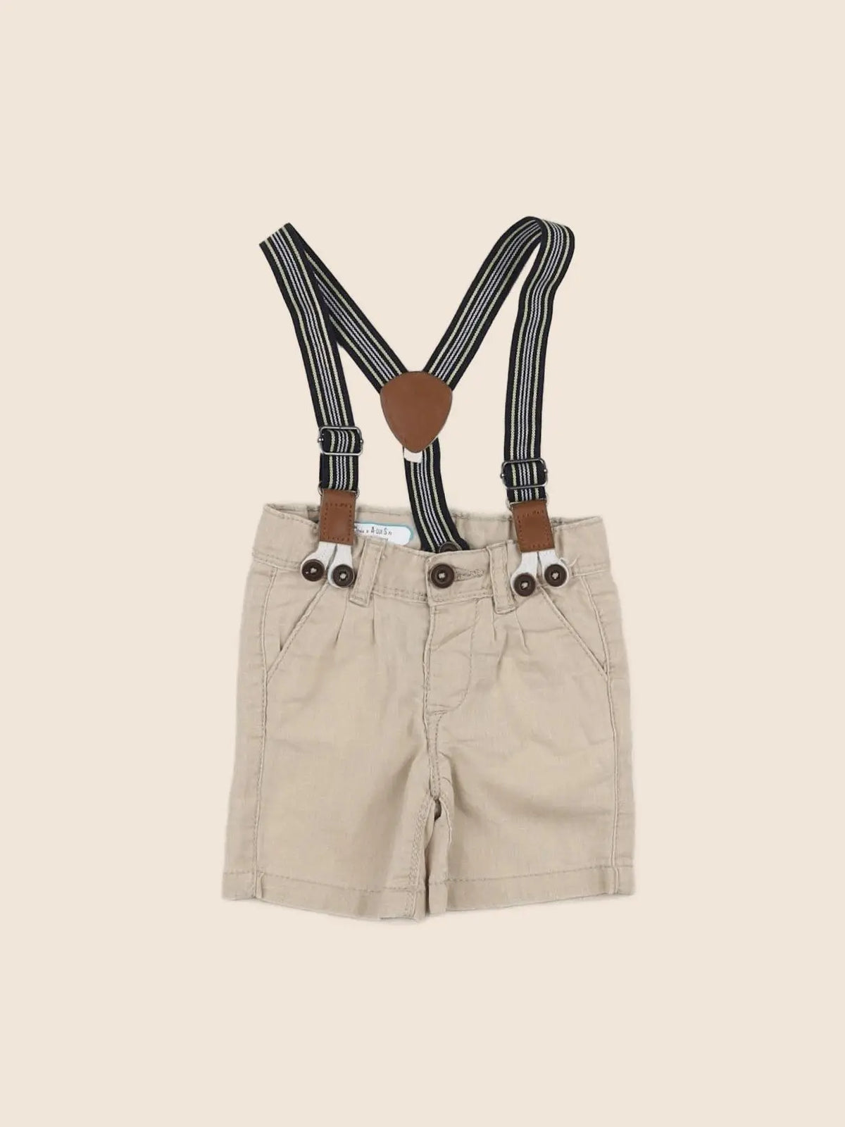 Tape à l'oeil - short beige - 3 mois