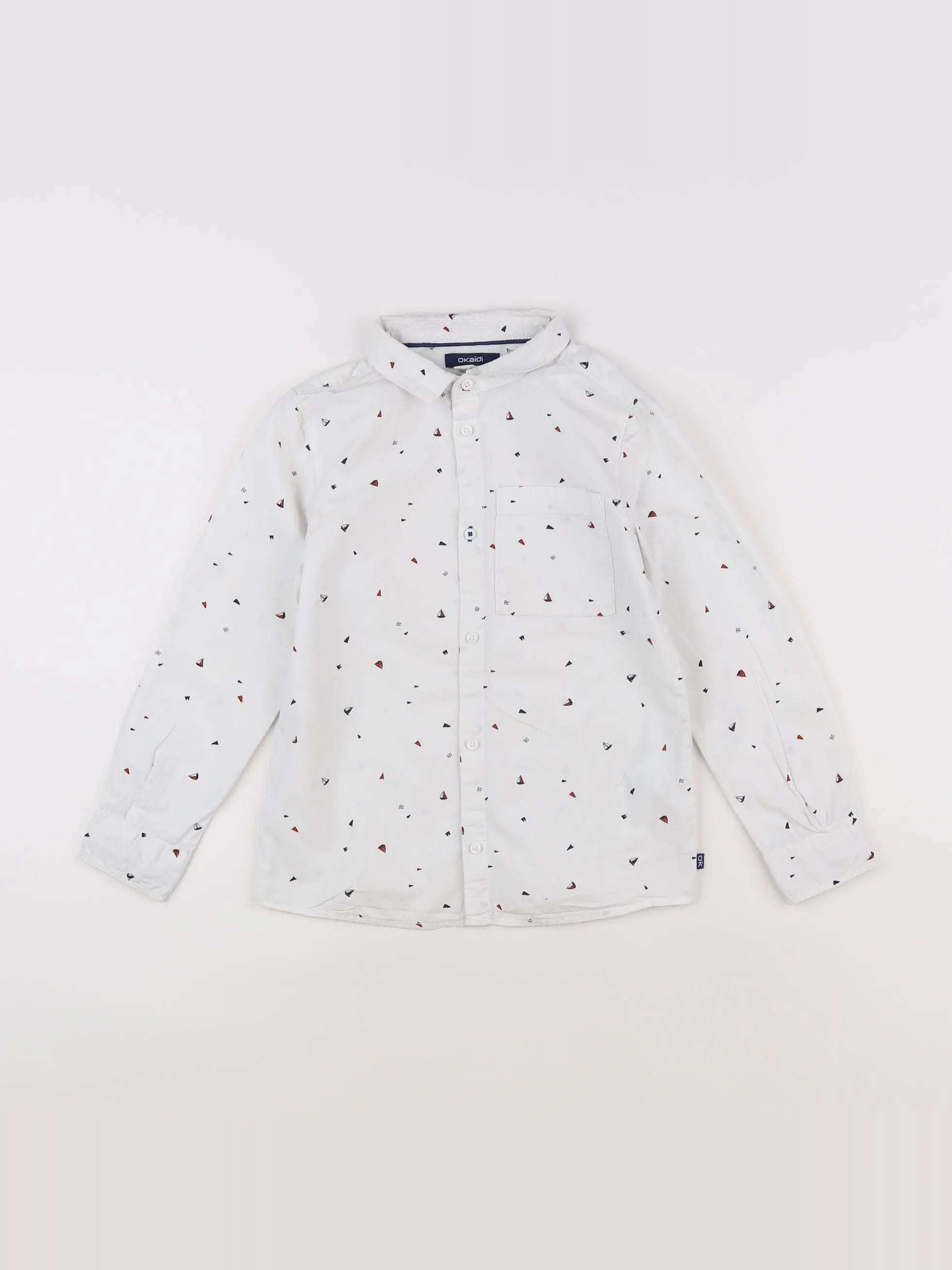 Okaidi - chemise blanc - 6 ans