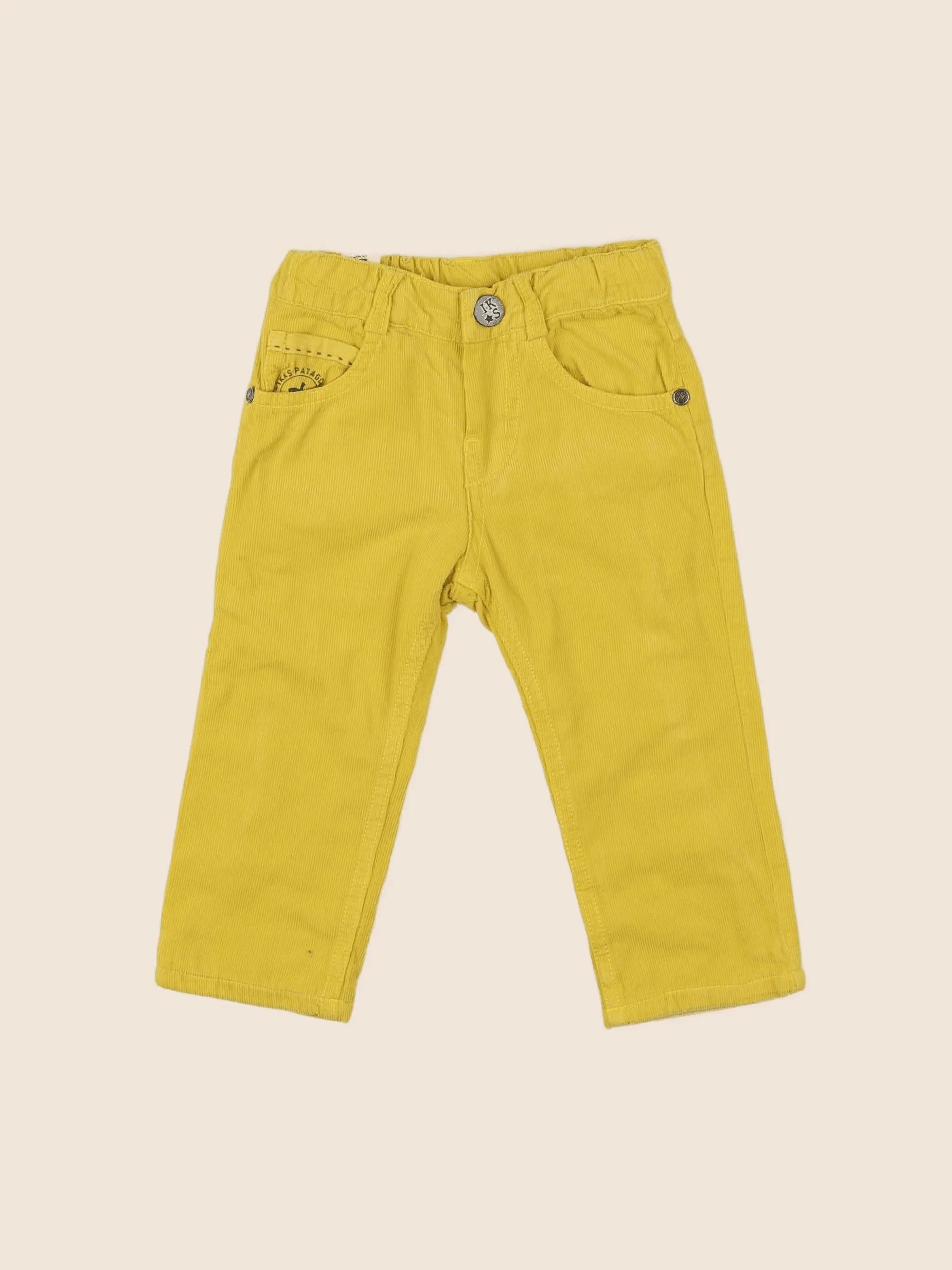 IKKS - pantalon jaune - 12 mois