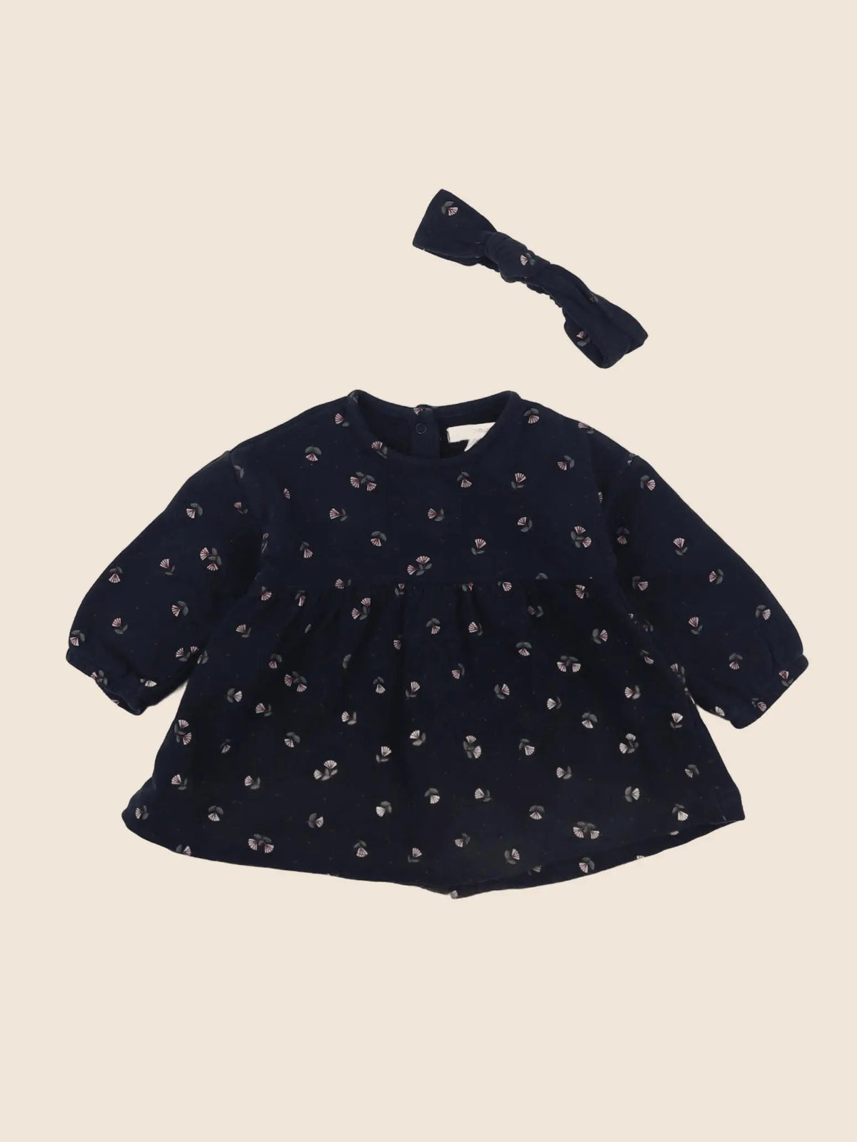 Vertbaudet - robe bleu - 6 mois