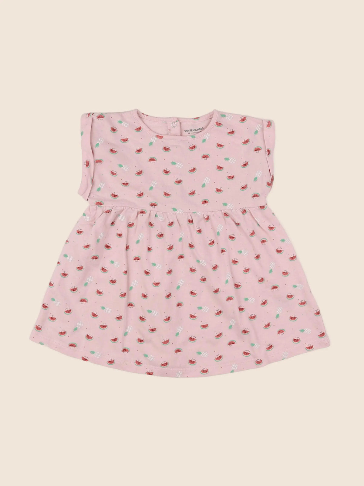 Vertbaudet - robe rose - 18 mois