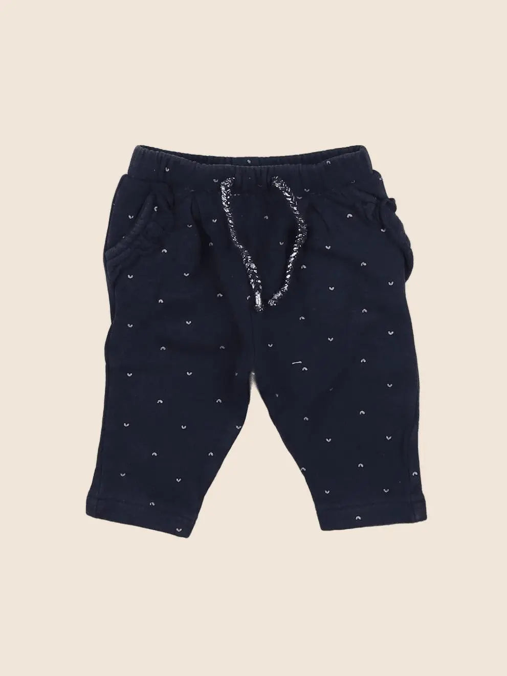 Vertbaudet - jogging bleu, argent - 3 mois