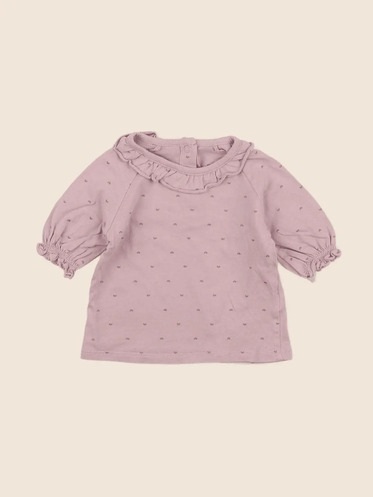 Vertbaudet - tee-shirt rose - 12 mois
