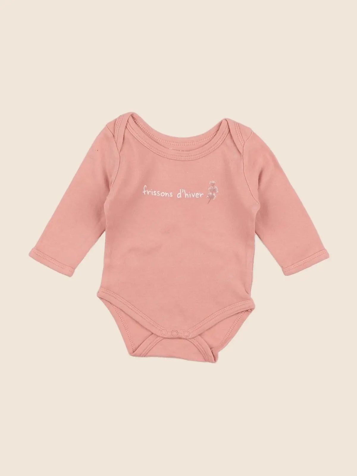 Vertbaudet - body rose - 3 mois
