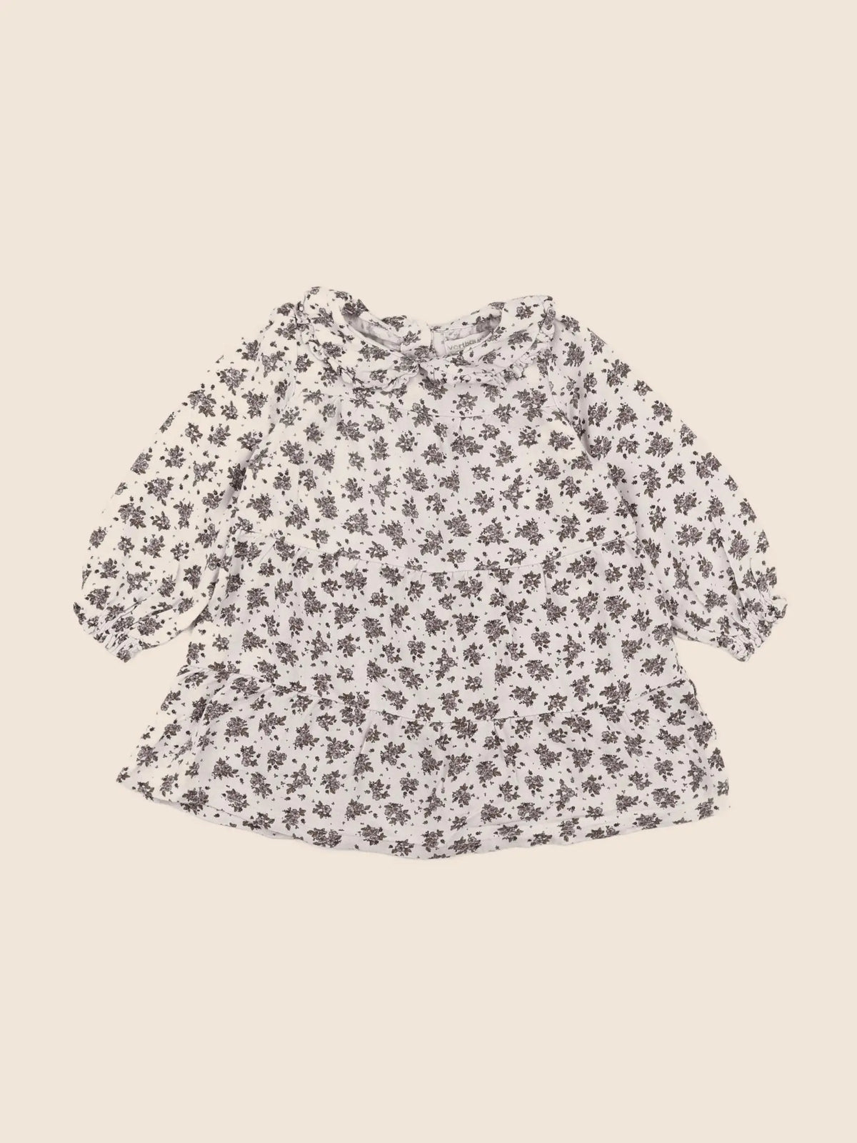 Vertbaudet - robe beige - 18 mois