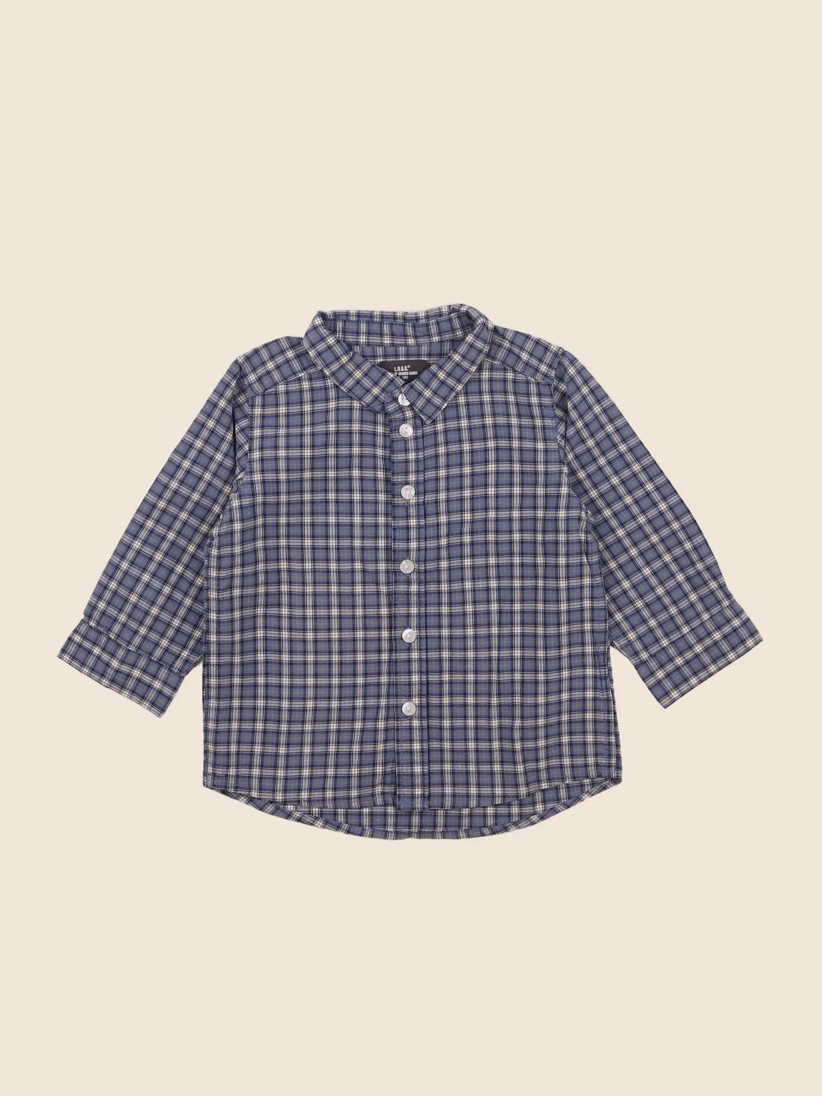H&M - chemise bleu - 9/12 mois