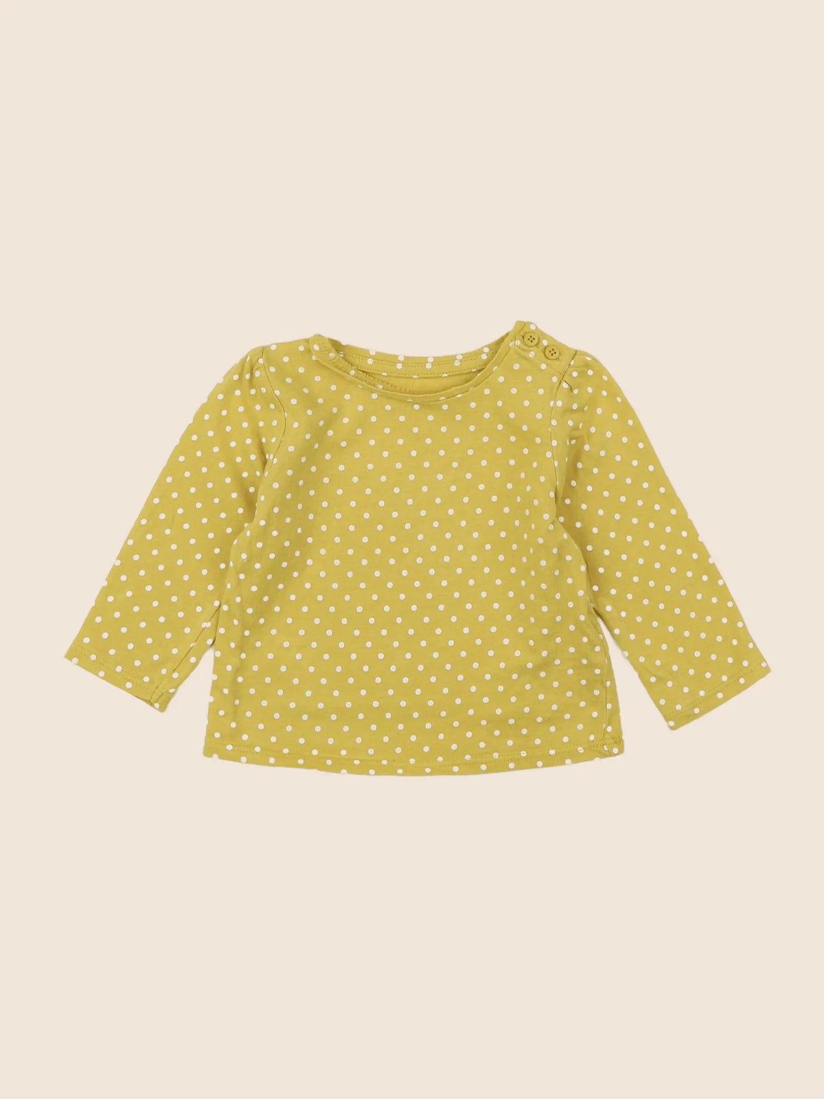 Vertbaudet - tee-shirt jaune - 3 mois