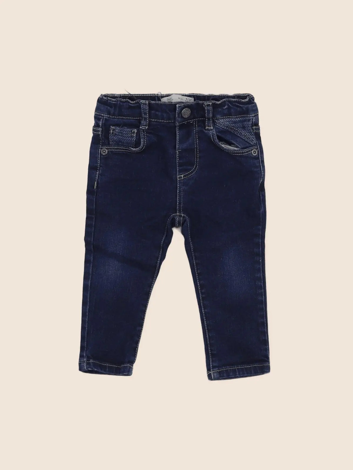 Zara - jean bleu - 9/12 mois