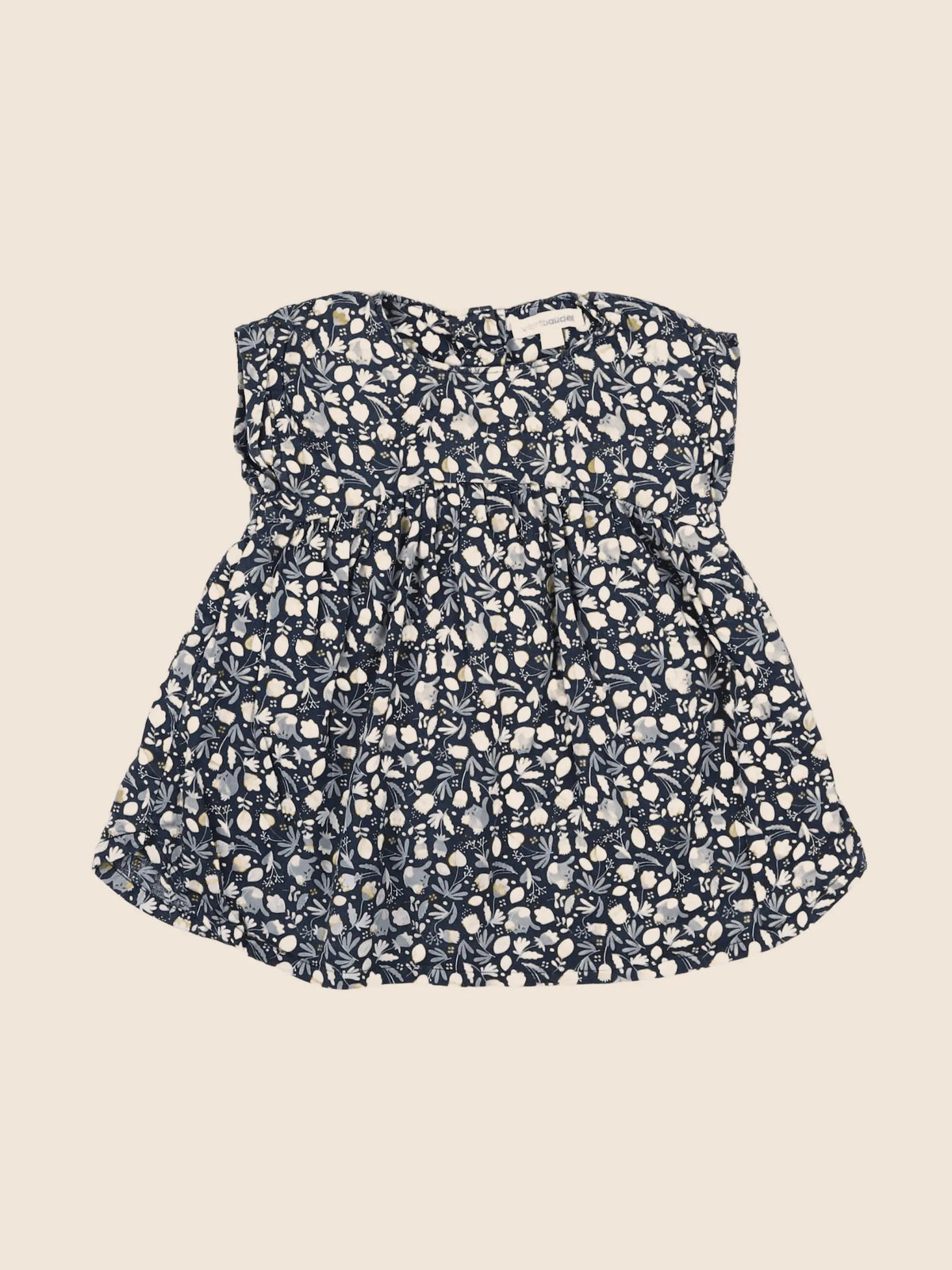 Vertbaudet - robe bleu - 9 mois