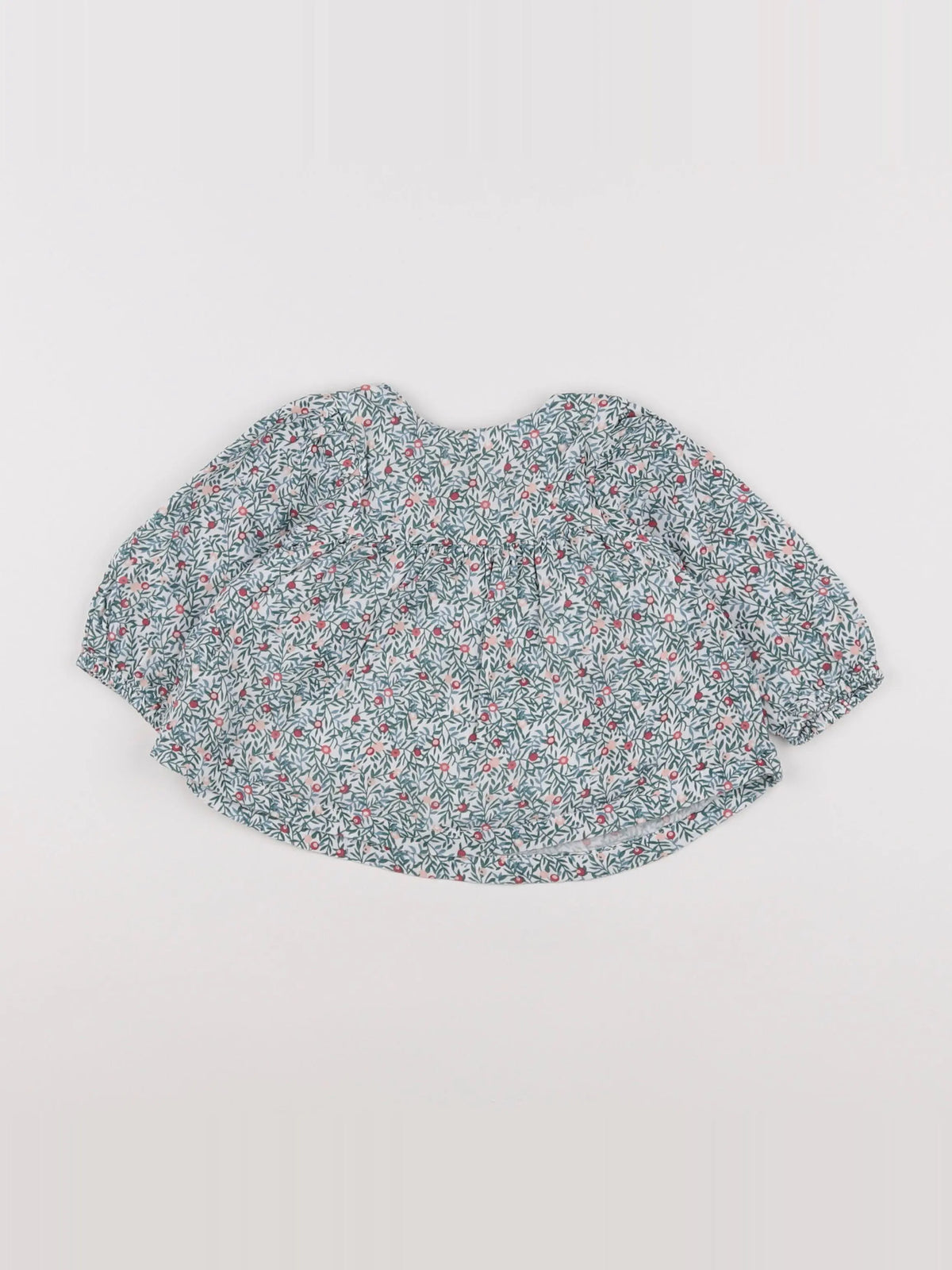 Vertbaudet - blouse blanc - 9 mois