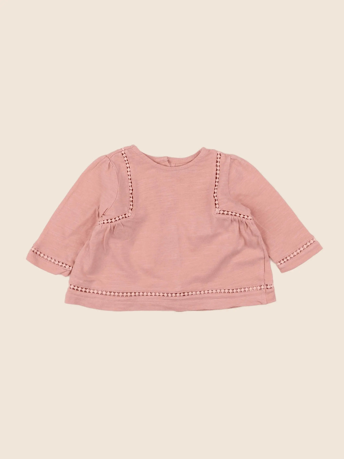 Vertbaudet - tee-shirt rose - 3 mois