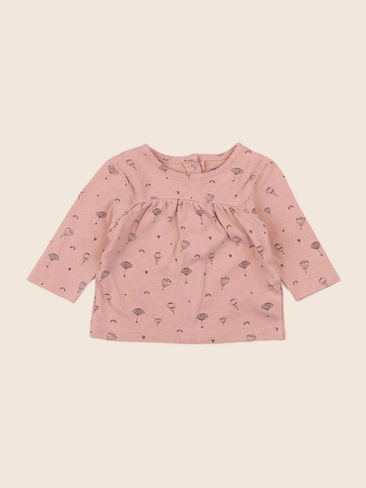 Vertbaudet - tee-shirt rose - 3 mois