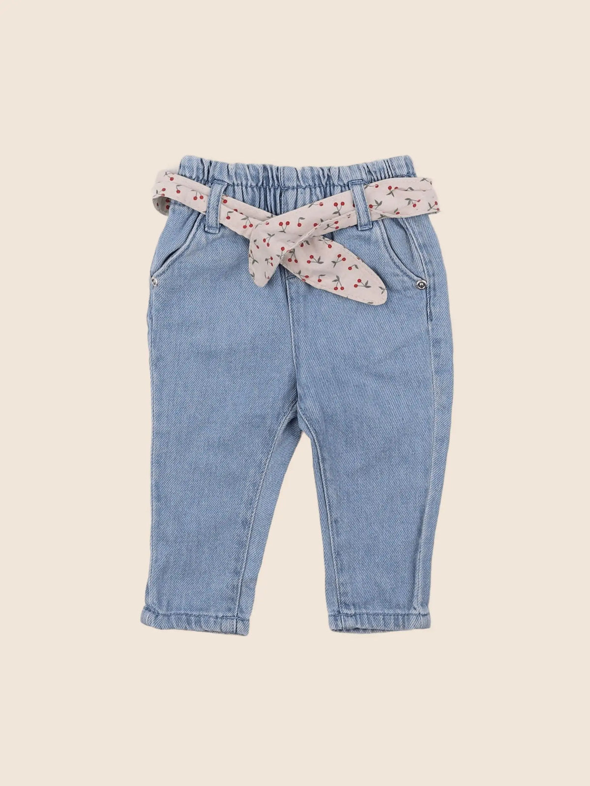 Vertbaudet - jean bleu - 3 mois