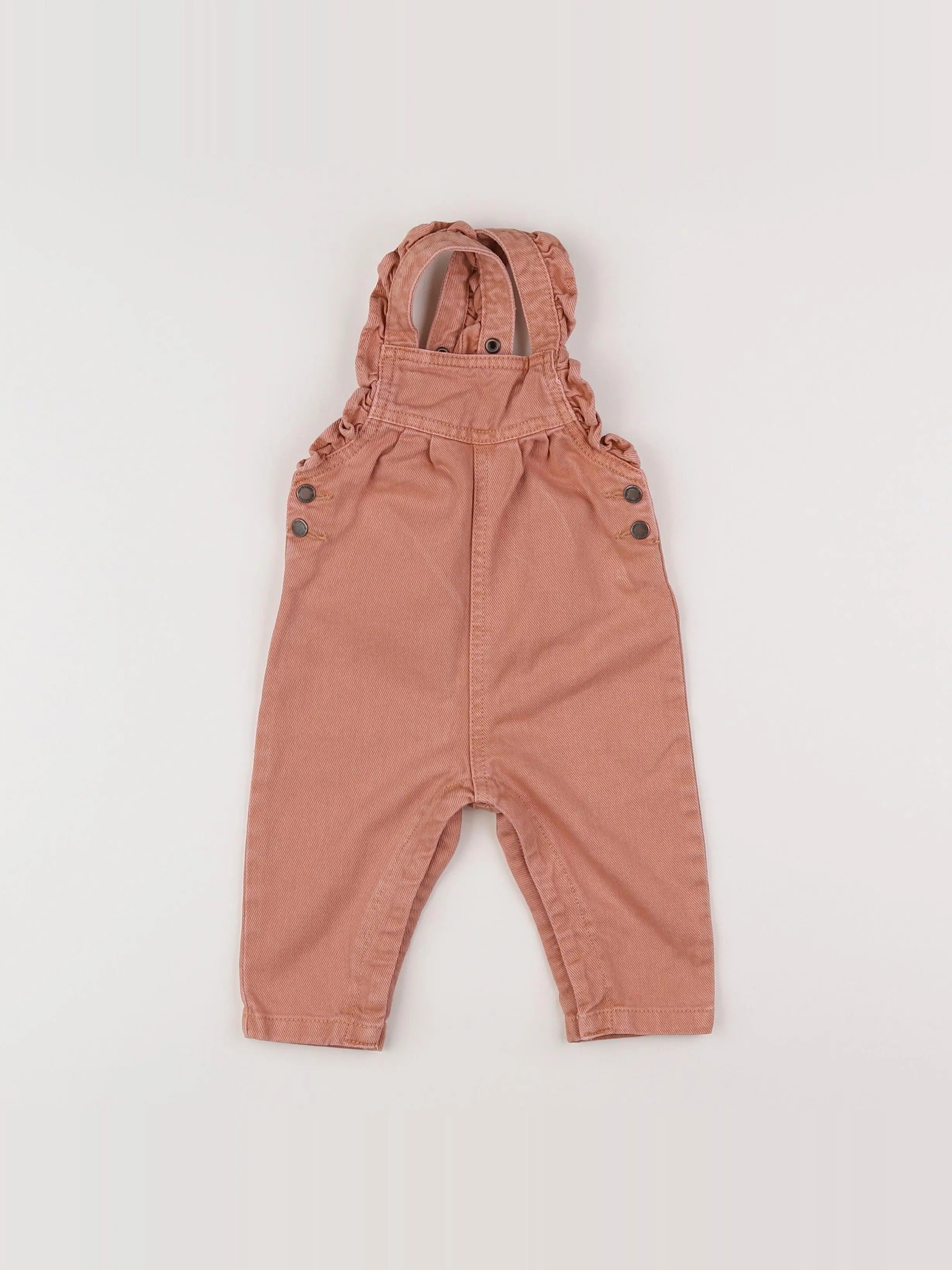 Vertbaudet - salopette rose - 6 mois