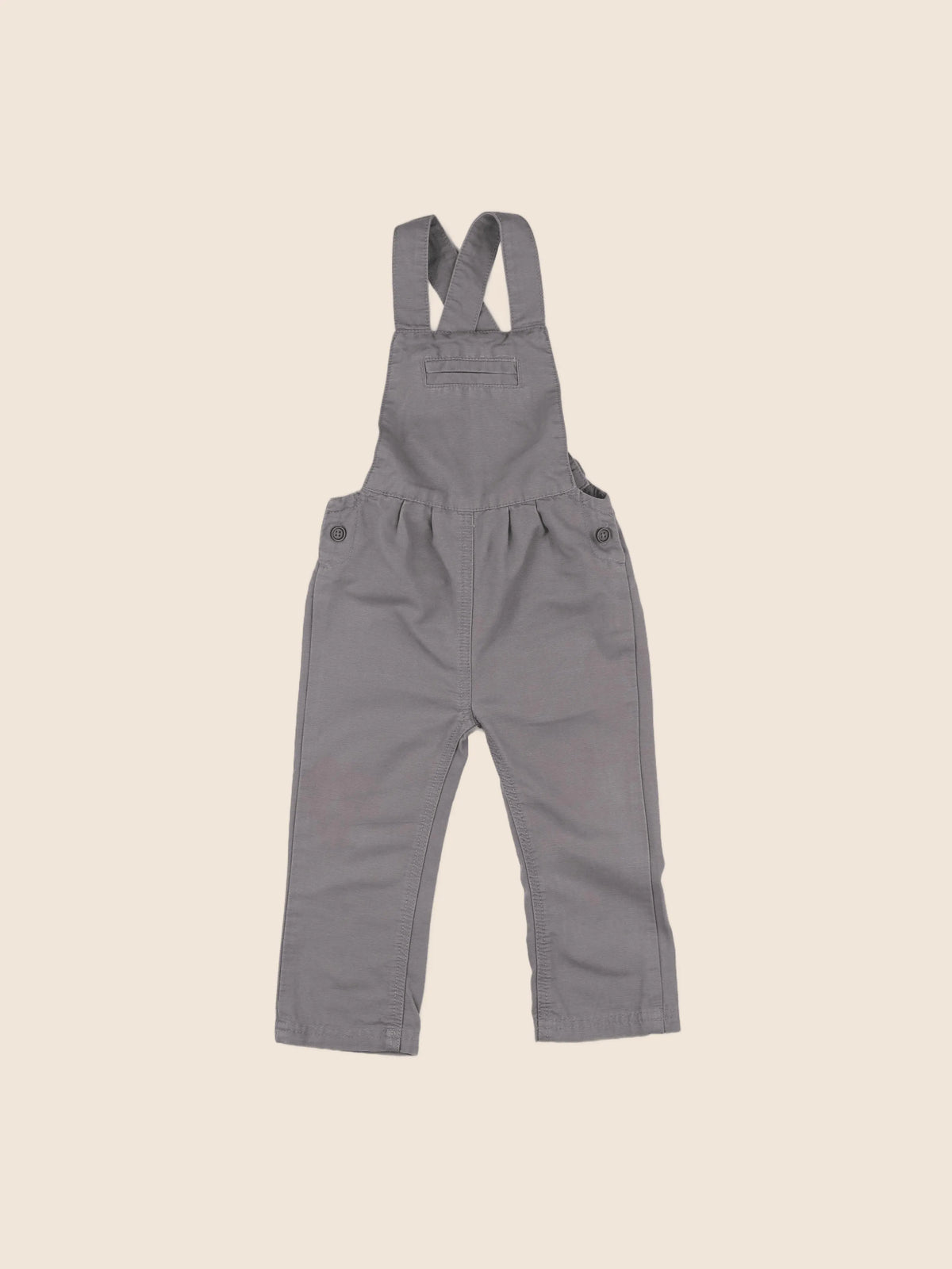 Gocco - salopette gris - 9/12 mois