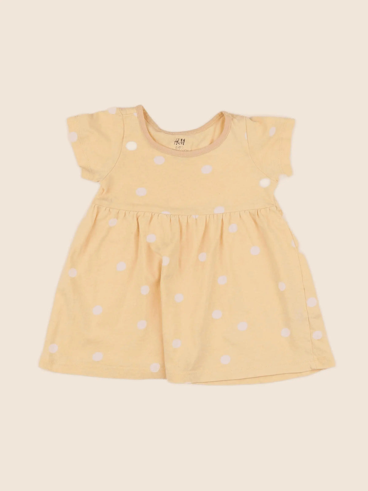 H&M - robe jaune - 3/6 mois
