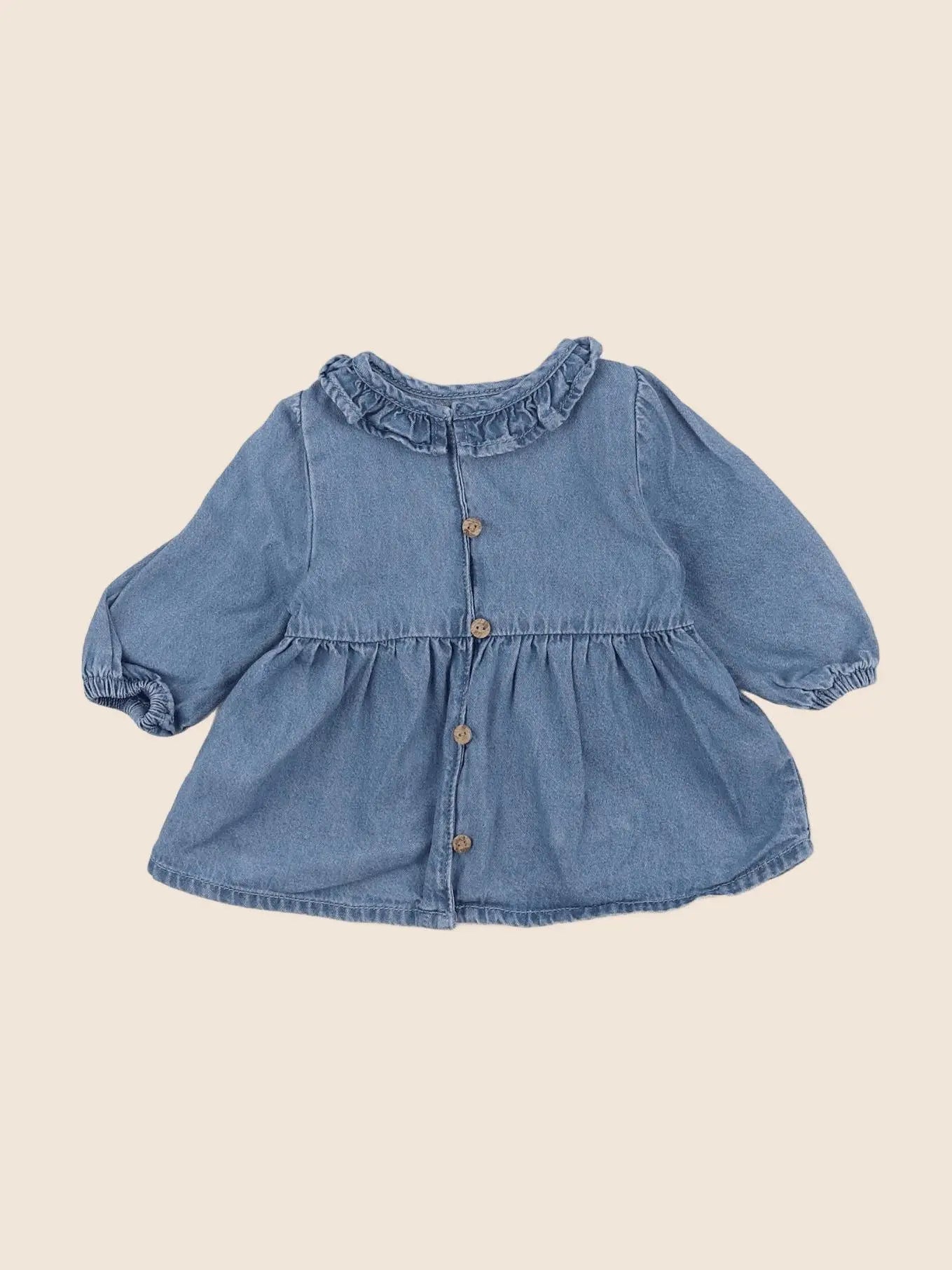 Vertbaudet - robe bleu - 3 mois
