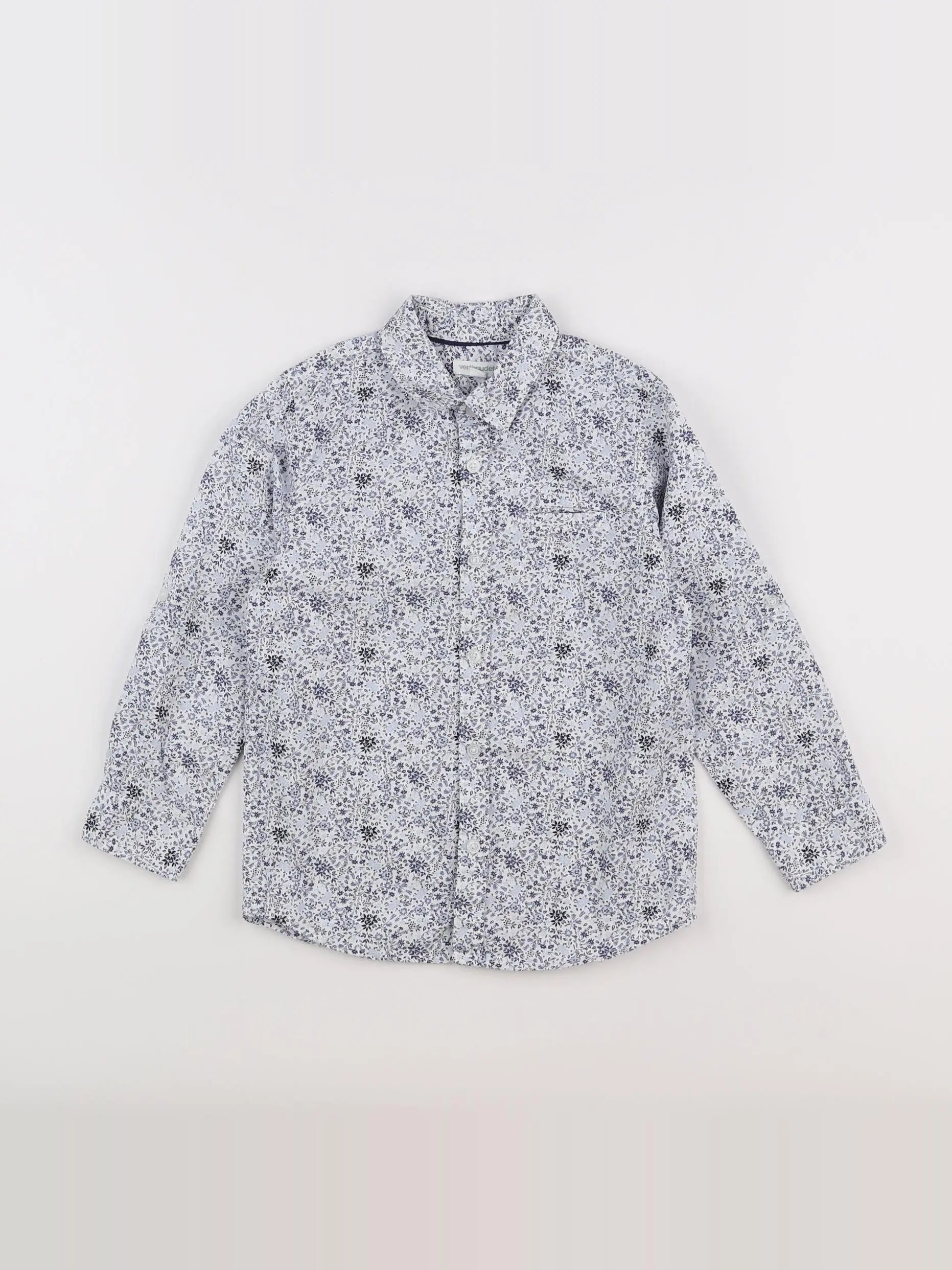 Vertbaudet - chemise bleu - 6 ans