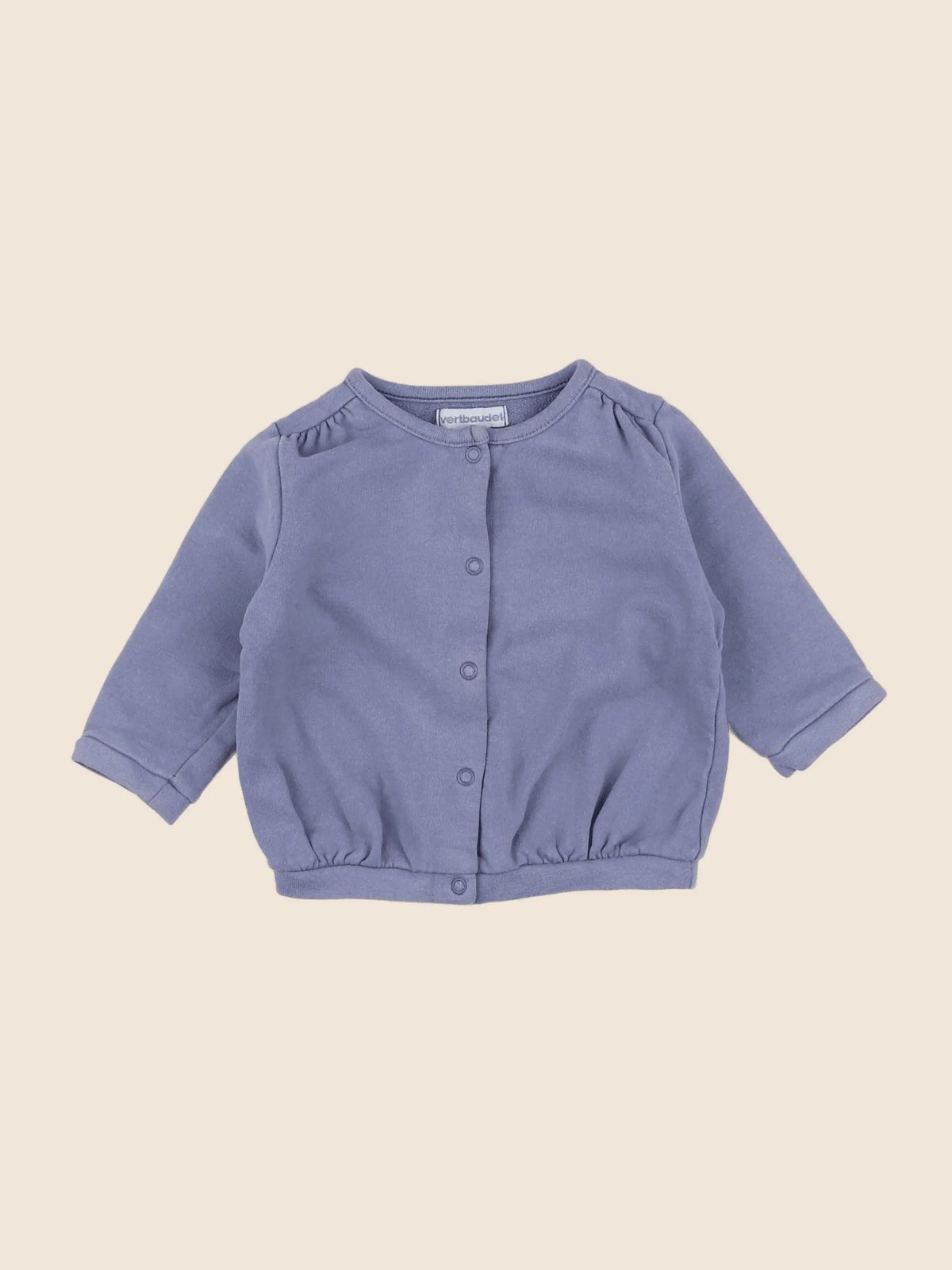 Vertbaudet - sweat bleu - 6 mois