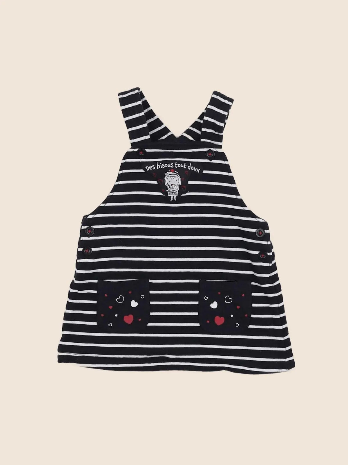 Terre de marins - robe bleu - 12 mois