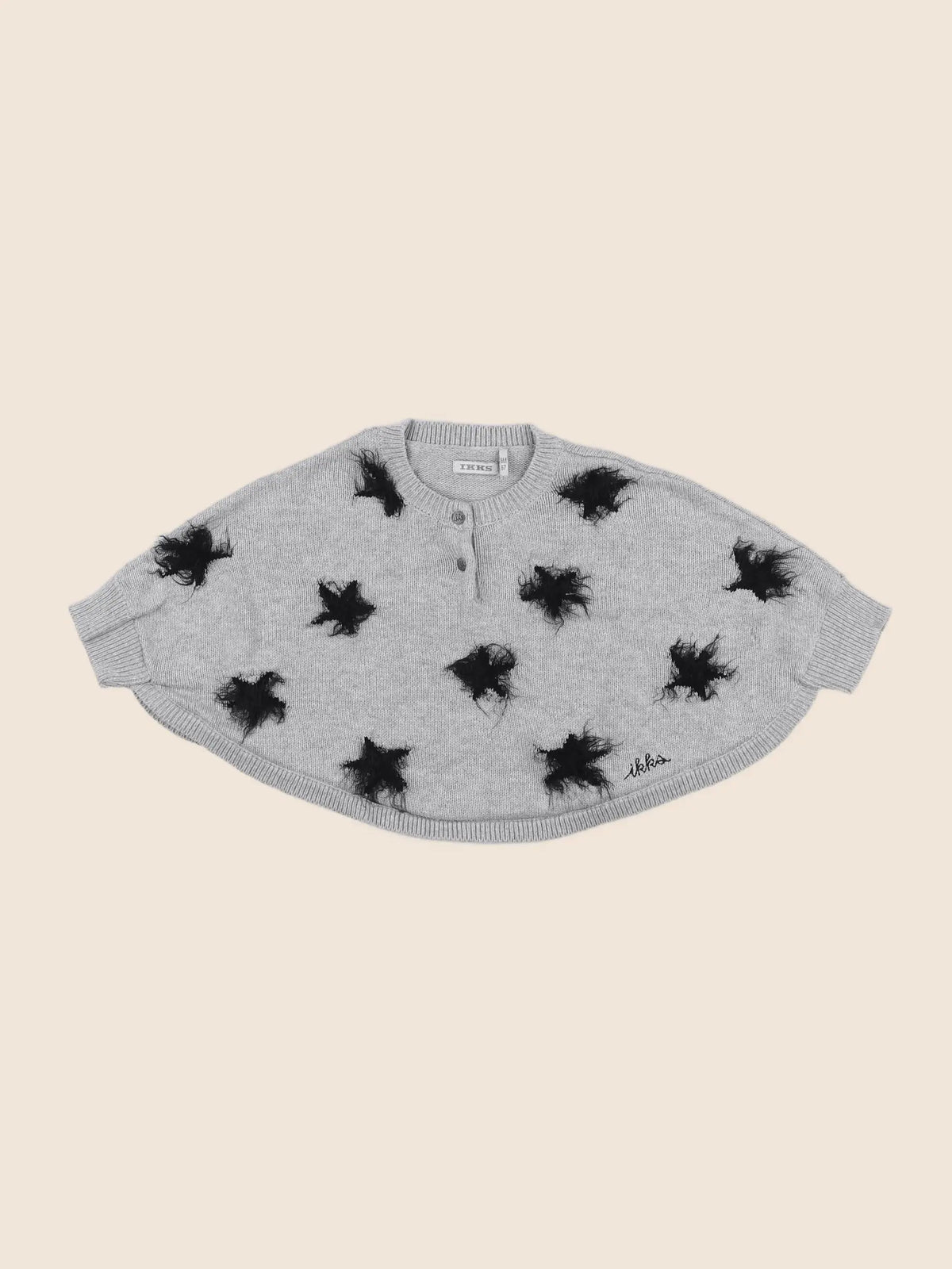 IKKS - cape gris, noir - 6 mois