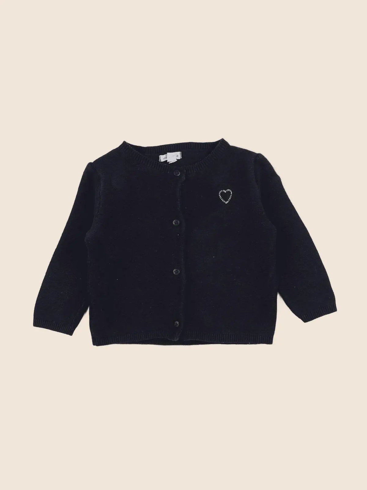 Vertbaudet - gilet bleu - 6 mois
