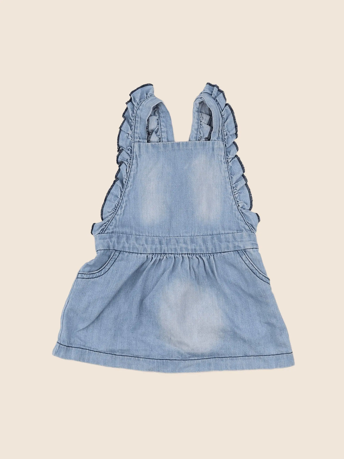 Vertbaudet - robe bleu - 12 mois