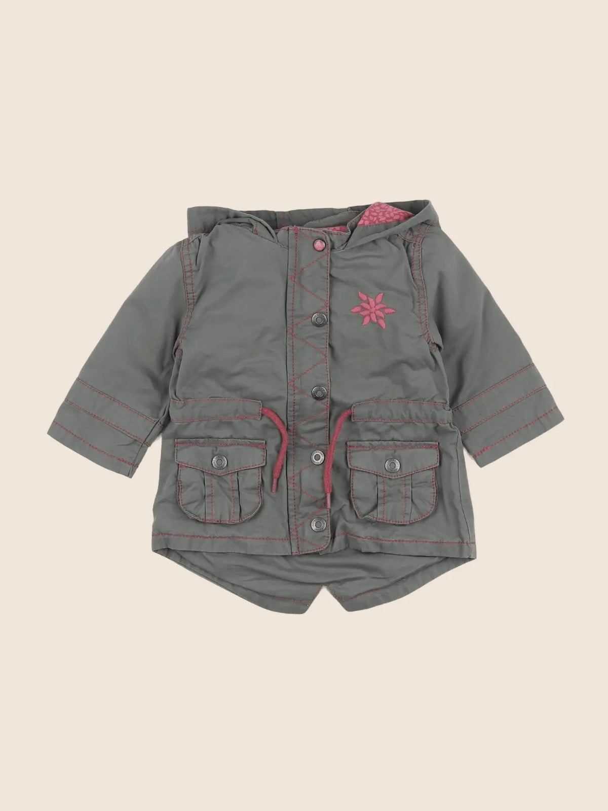 Vertbaudet - veste vert - 6 mois