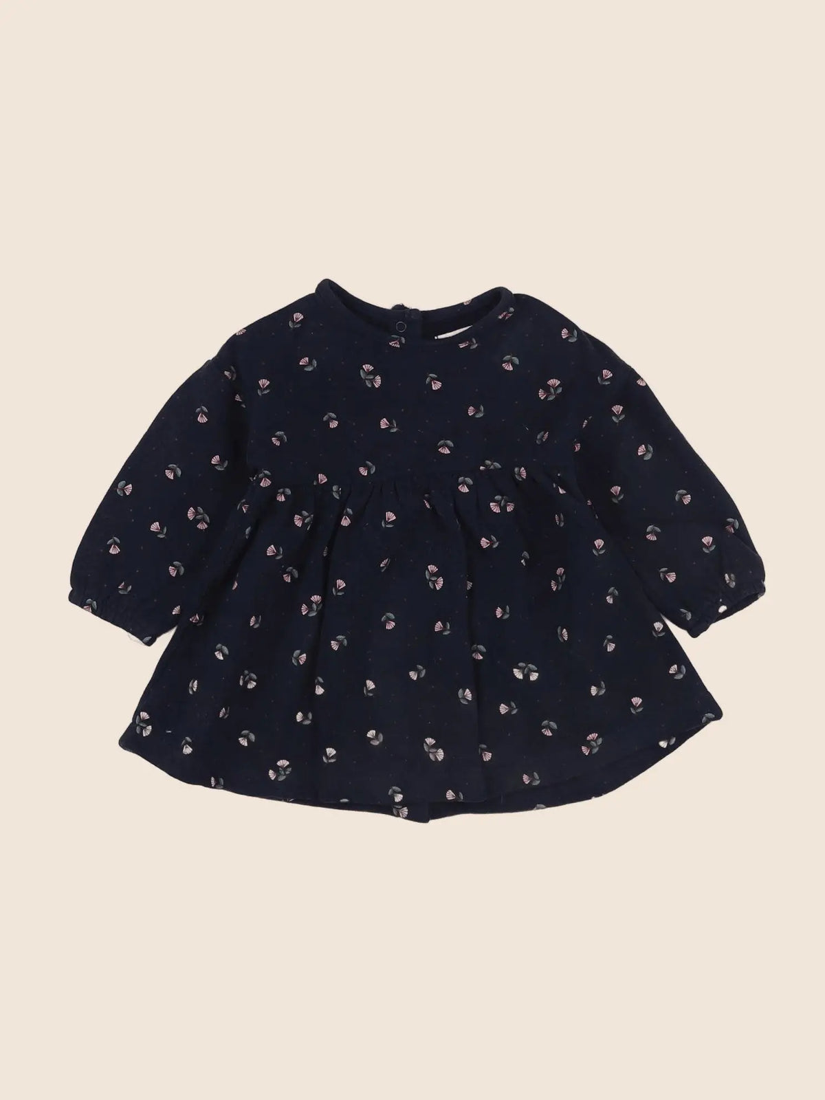 Vertbaudet - robe bleu - 9 mois