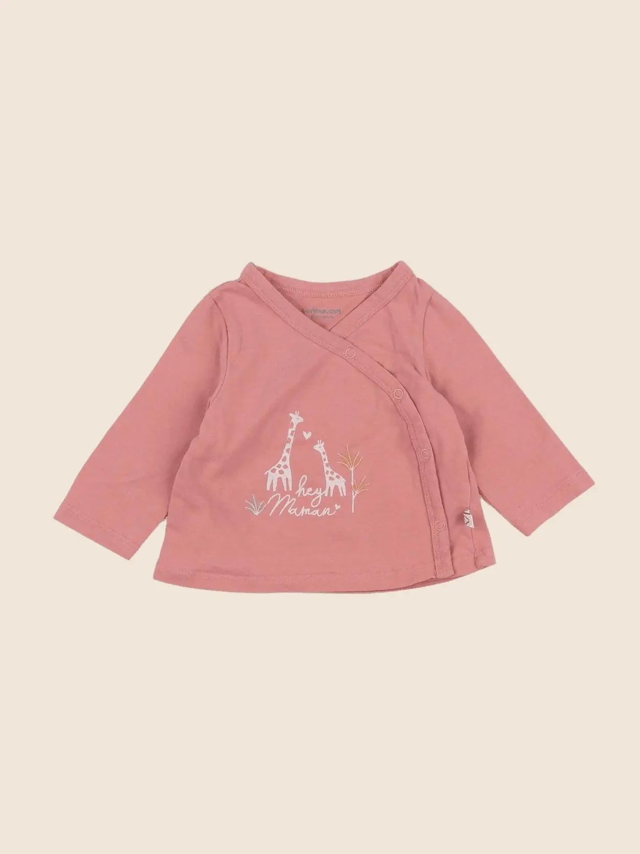 Vertbaudet - tee-shirt rose - 3 mois