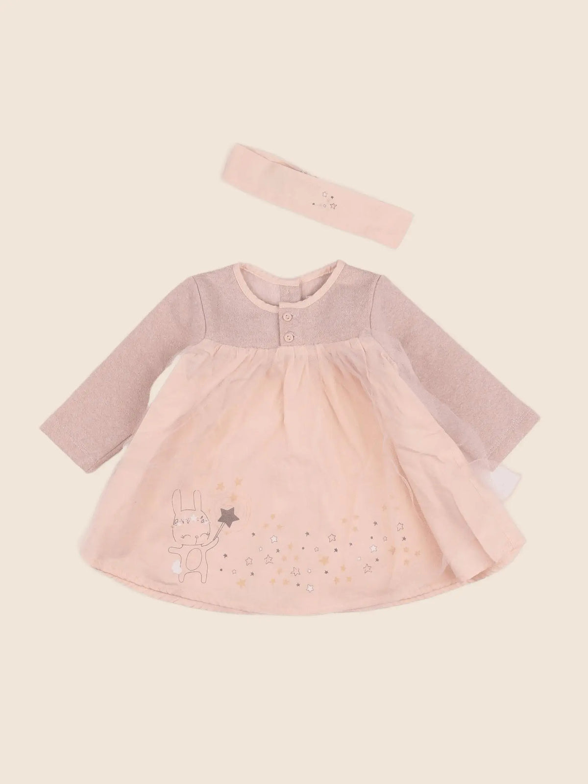 Vertbaudet - robe rose - 6 mois
