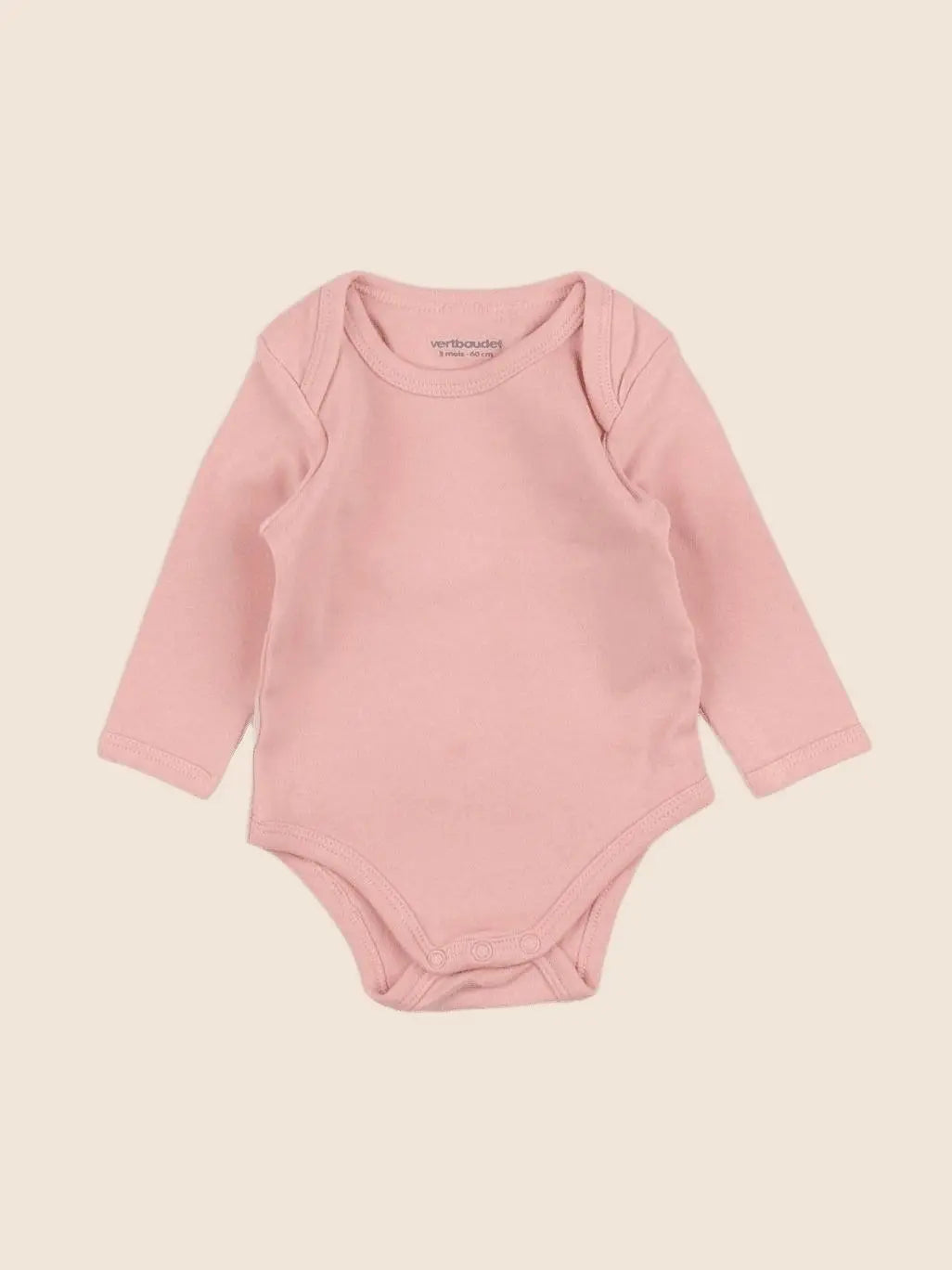 Vertbaudet - body rose - 3 mois