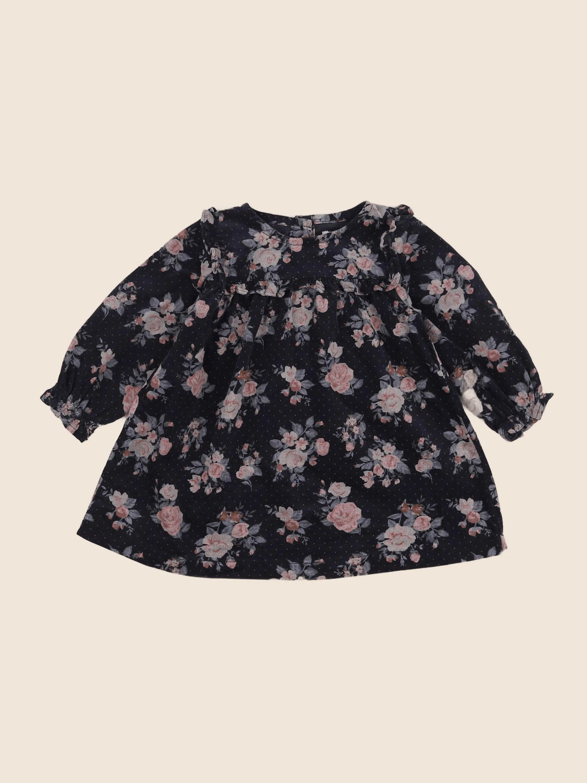 Vertbaudet - robe multicolore - 9 mois